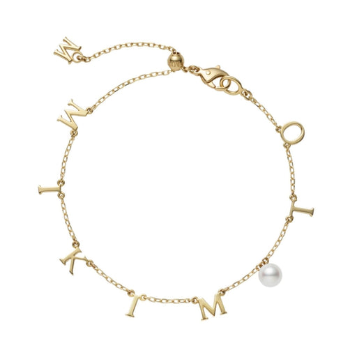 Mikimoto Classic Akoya Cultured Pearl Charm Bracelet in 18ct Yellow Gold - PD272K Bracelet Mikimoto   