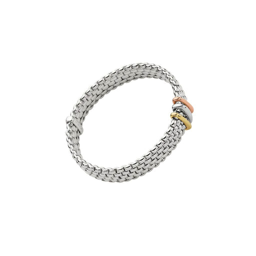 Panorama 18ct White, Yellow & Rose Gold Flex'it Bracelet 58704BX_XX_B_RBG Bracelet Fope Small  