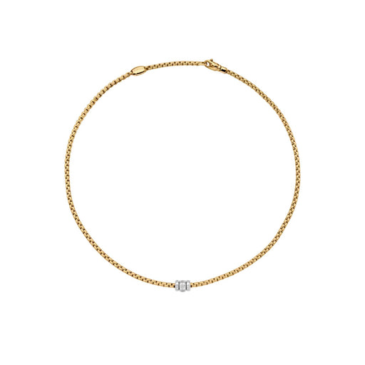 Eka 18ct Yellow & White Gold Diamond Necklace 73101C3_PB_G_BBB Necklace Fope