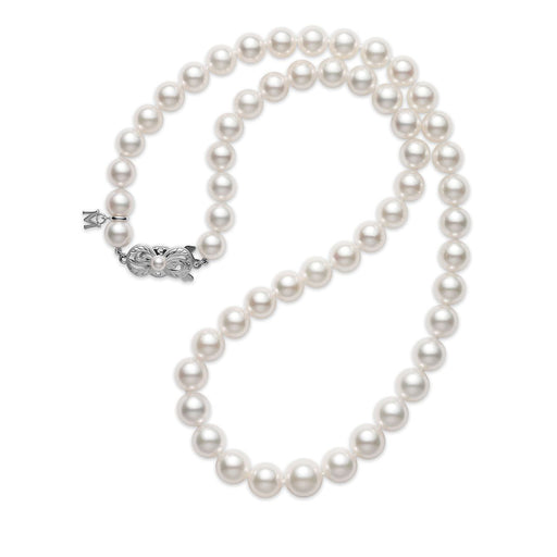 Mikimoto A1 Grade Akoya Cultured Pearl Strand Necklace in 18ct White Gold - U80718WJPW Necklace Mikimoto   