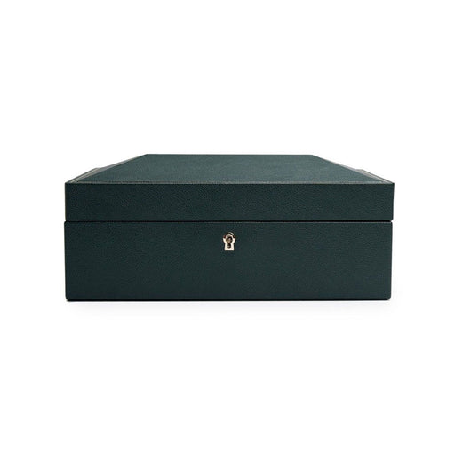 Wolf British Racing Eight Piece Watch Box Green 792641 Watch Storage Wolf   