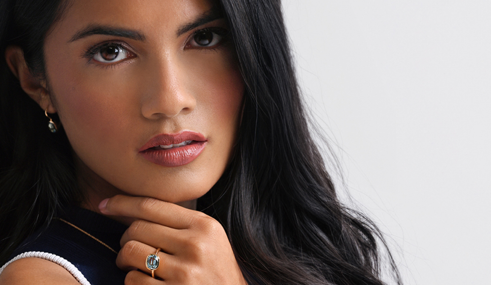 Aya Jewellery Blue Ring