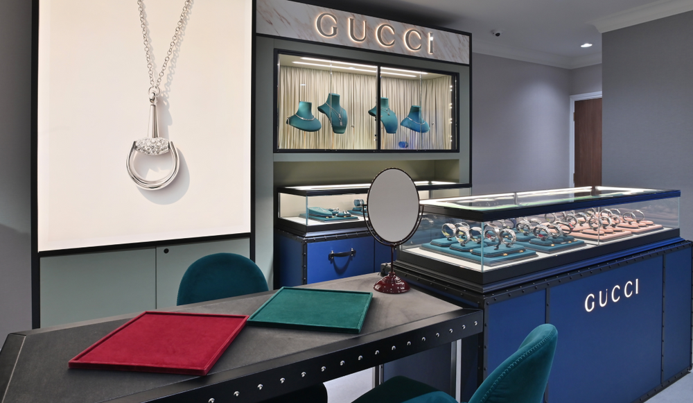 Gucci Jewellery at Michael Spiers Showrooms