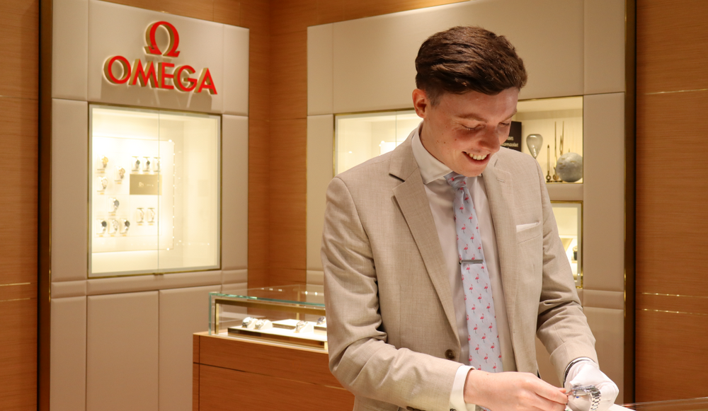Michael Spiers Plymouth OMEGA Watch Showroom