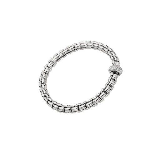 Eka 18ct White Gold Diamond Flex'it Bracelet 70705BX_PB_B_XBX Bracelet Fope Small