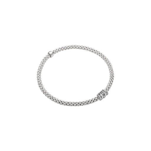 Prima 18ct White Gold Diamond Flex'it Bracelet 74608BX_BB_B_XBX Bracelet Fope Small