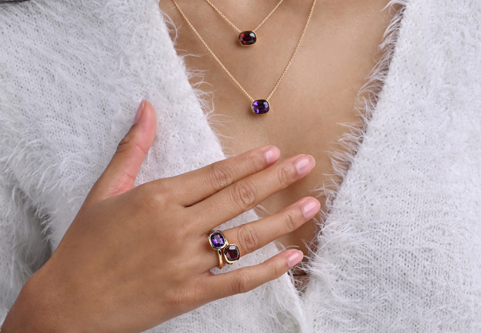 Michael Spiers Aya Necklace and Ring