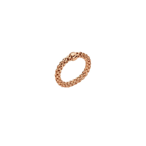 Essentials 18ct Rose Gold Flex'it Ring 04E08AX_XX_R_XRX Ring Fope S  