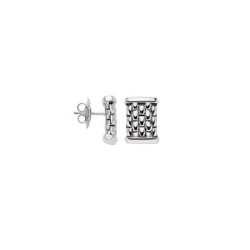 Essentials 18ct White Gold Stud Earrings 06E04OX_XX_B_XXX Earrings Fope   