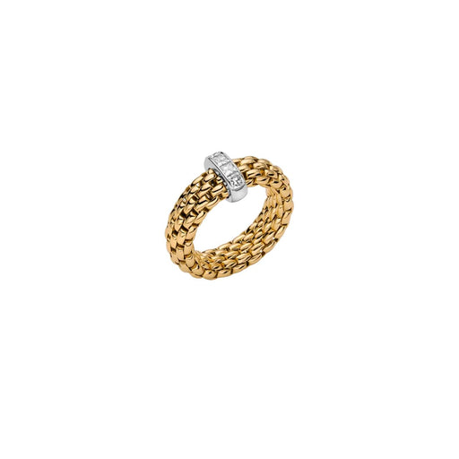 Vendome 18ct Yellow & White Gold Diamond Flex'it Ring 58402AX_BB_G Ring Fope Small  