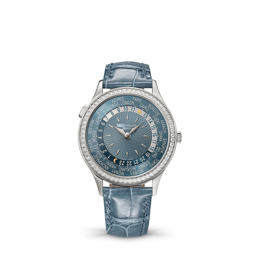 Patek Philippe Complications World Time, Grey Blue Dial 7130G-016 Watches Patek Philippe