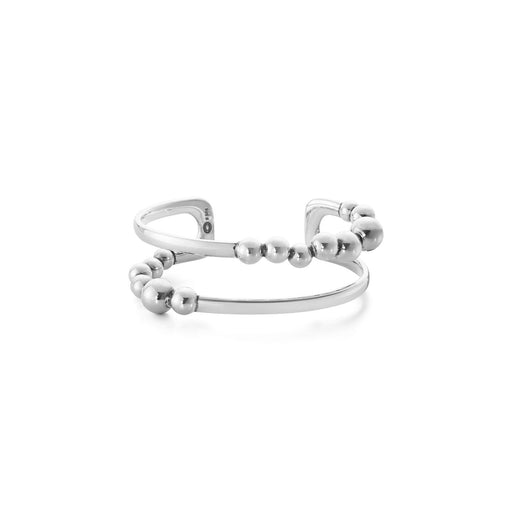 Georg Jensen MOONLIGHT GRAPES Silver Double Bangle 20000659 Bangle Georg Jensen Large  