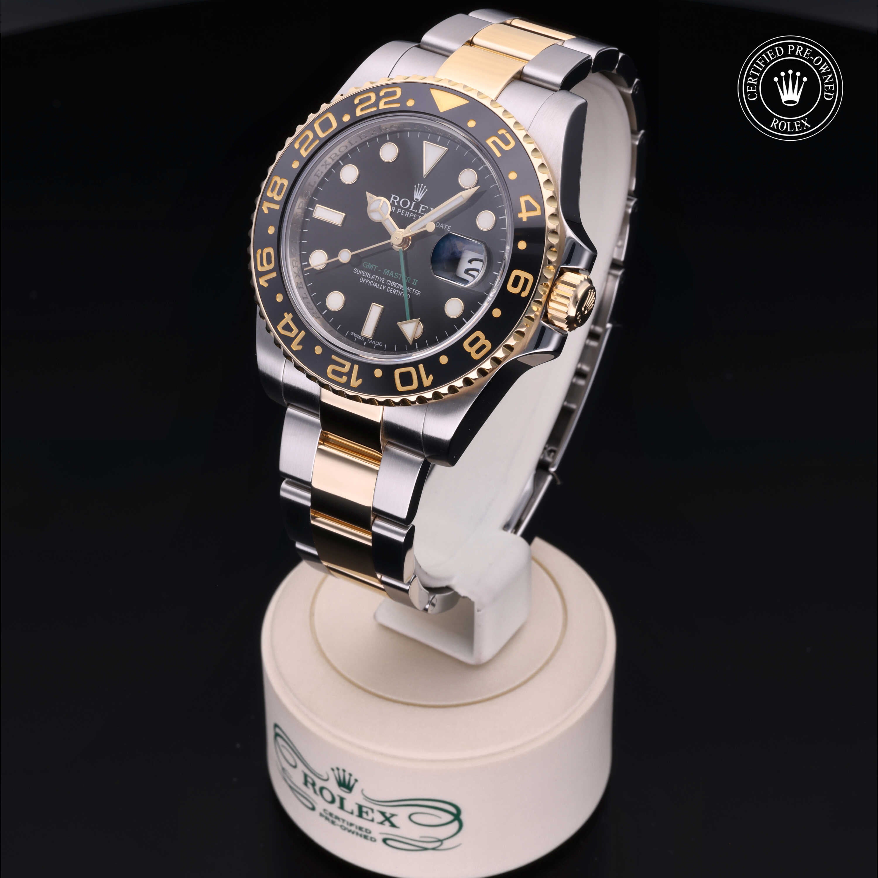 Rolex Certified Pre-Owned GMT-Master II 40mm 116713LN G627541 - 360° view