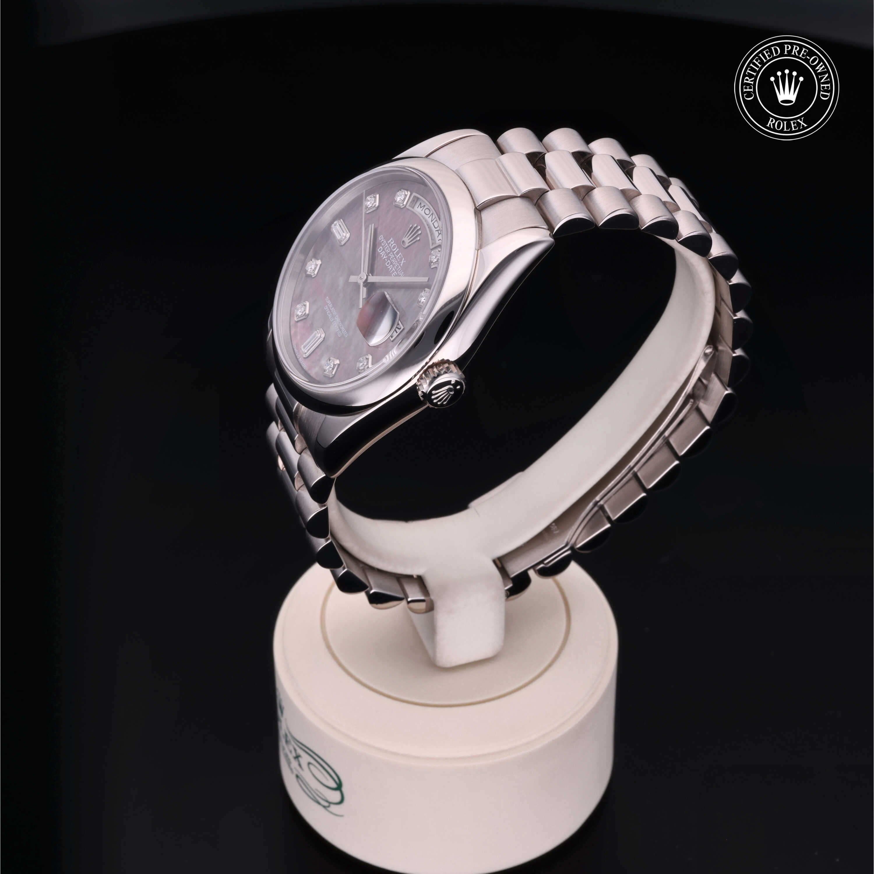 Rolex Certified Pre-Owned Day-Date 36mm 118209 Y135751 - 360° view