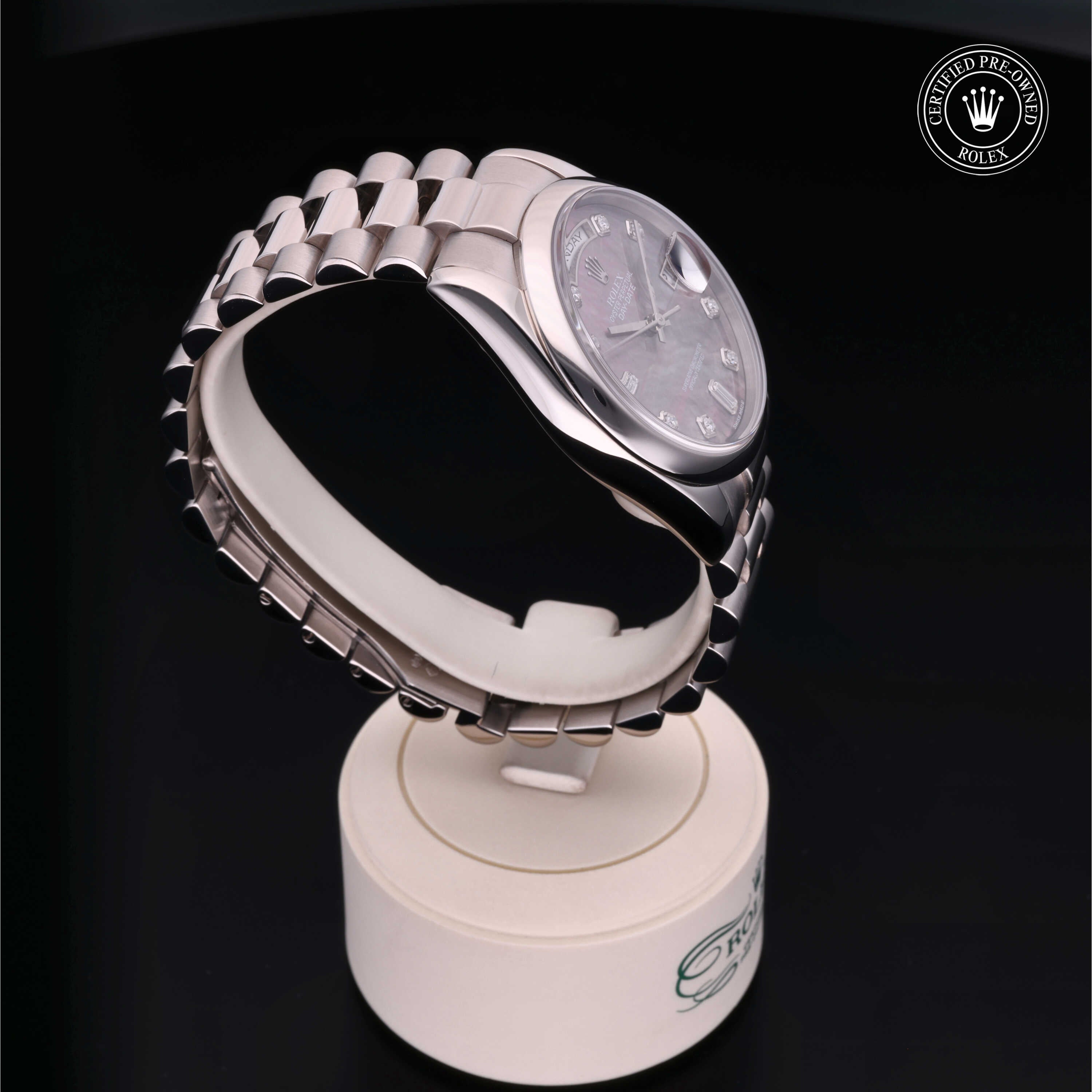 Rolex Certified Pre-Owned Day-Date 36mm 118209 Y135751 - 360° view