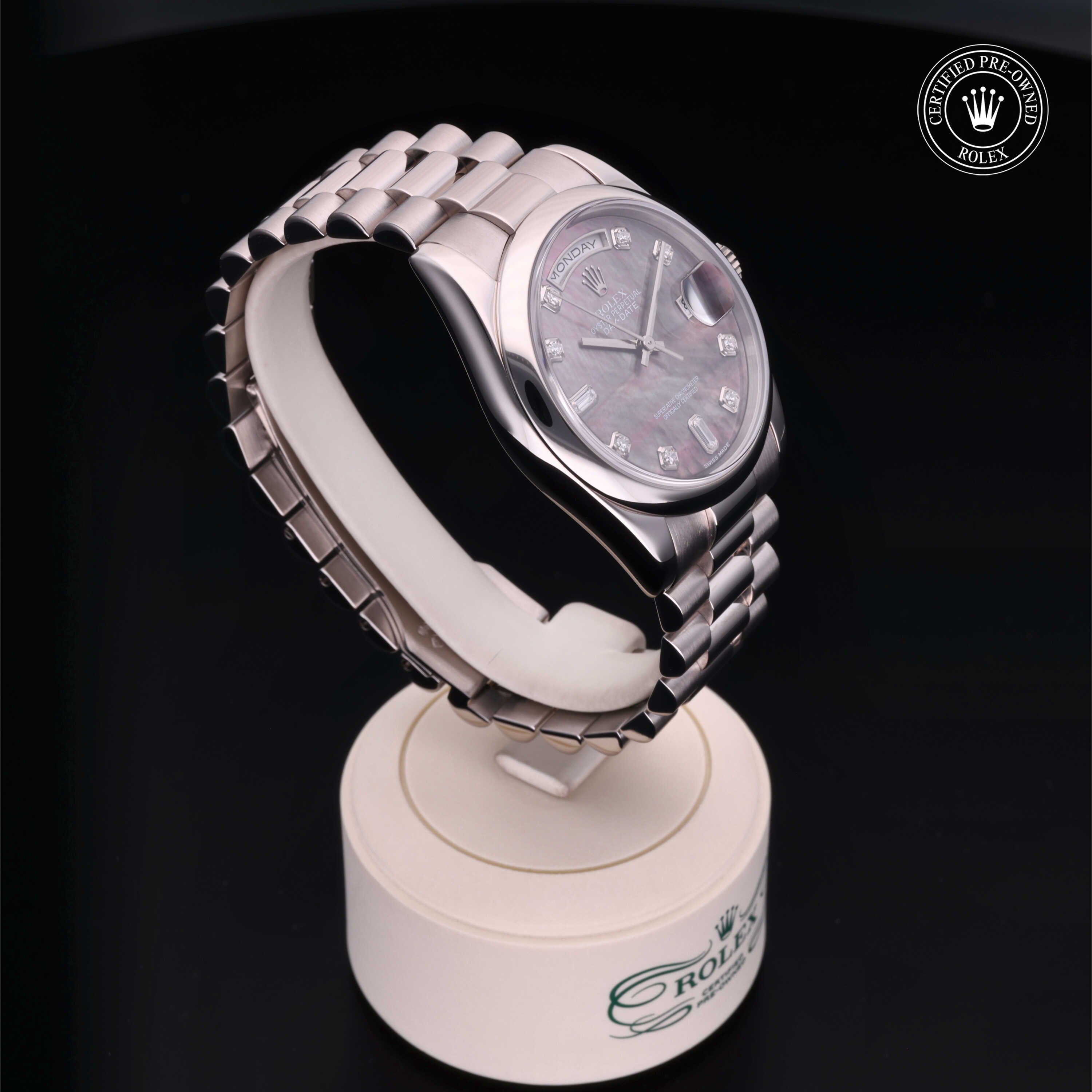 Rolex Certified Pre-Owned Day-Date 36mm 118209 Y135751 - 360° view