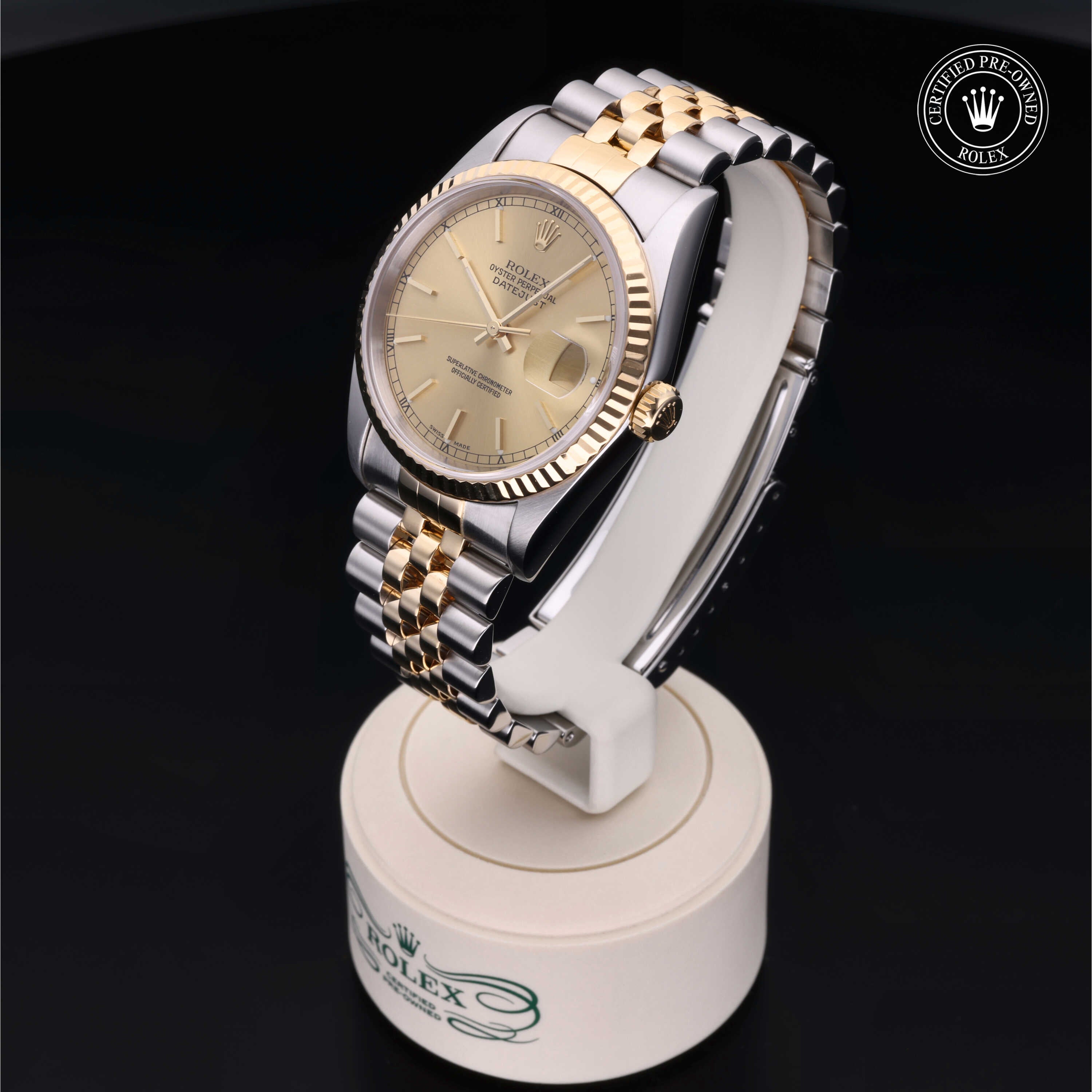 Rolex Certified Pre-Owned Datejust 36mm 16233 K214170 - 360° view