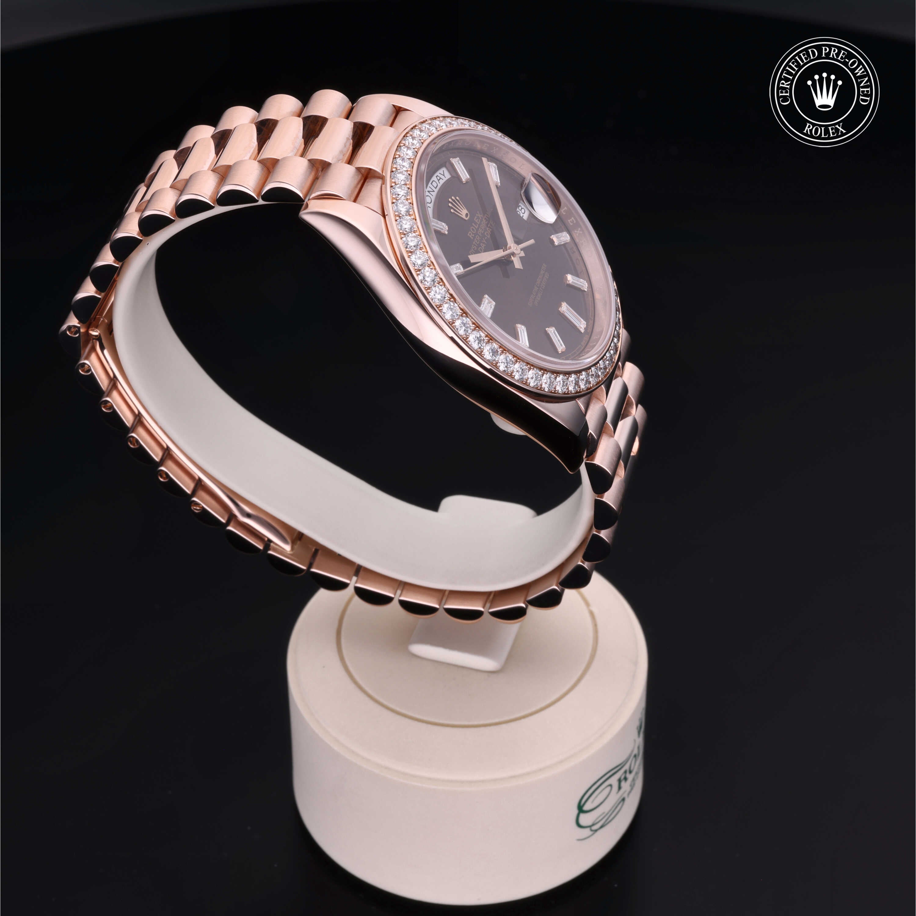 Rolex Certified Pre-Owned Day-Date 40mm 228345RBR 25H823Z8 - 360° view