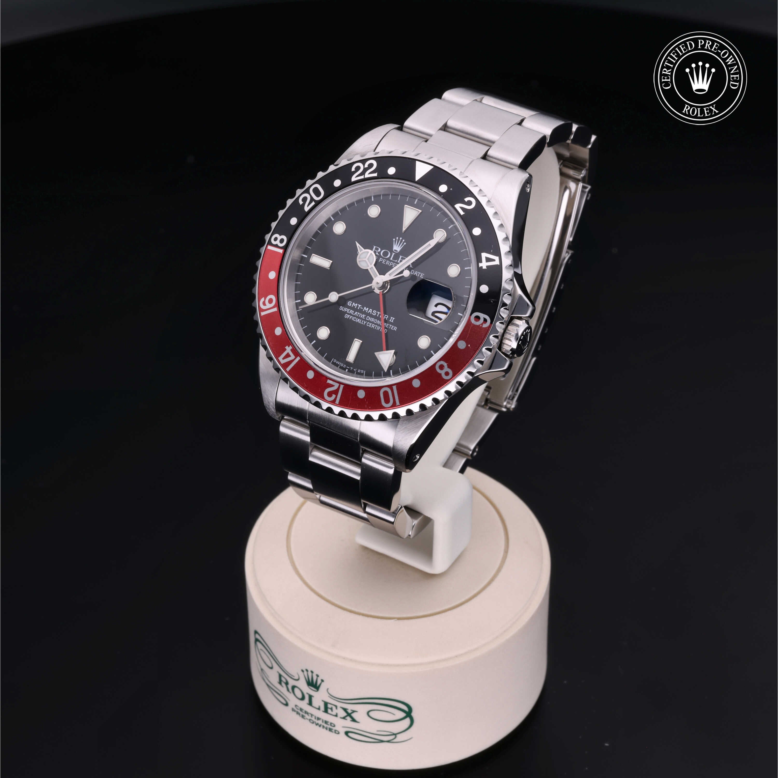 Rolex Certified Pre-Owned GMT-Master II 40mm 16710 U788313 - 360° view