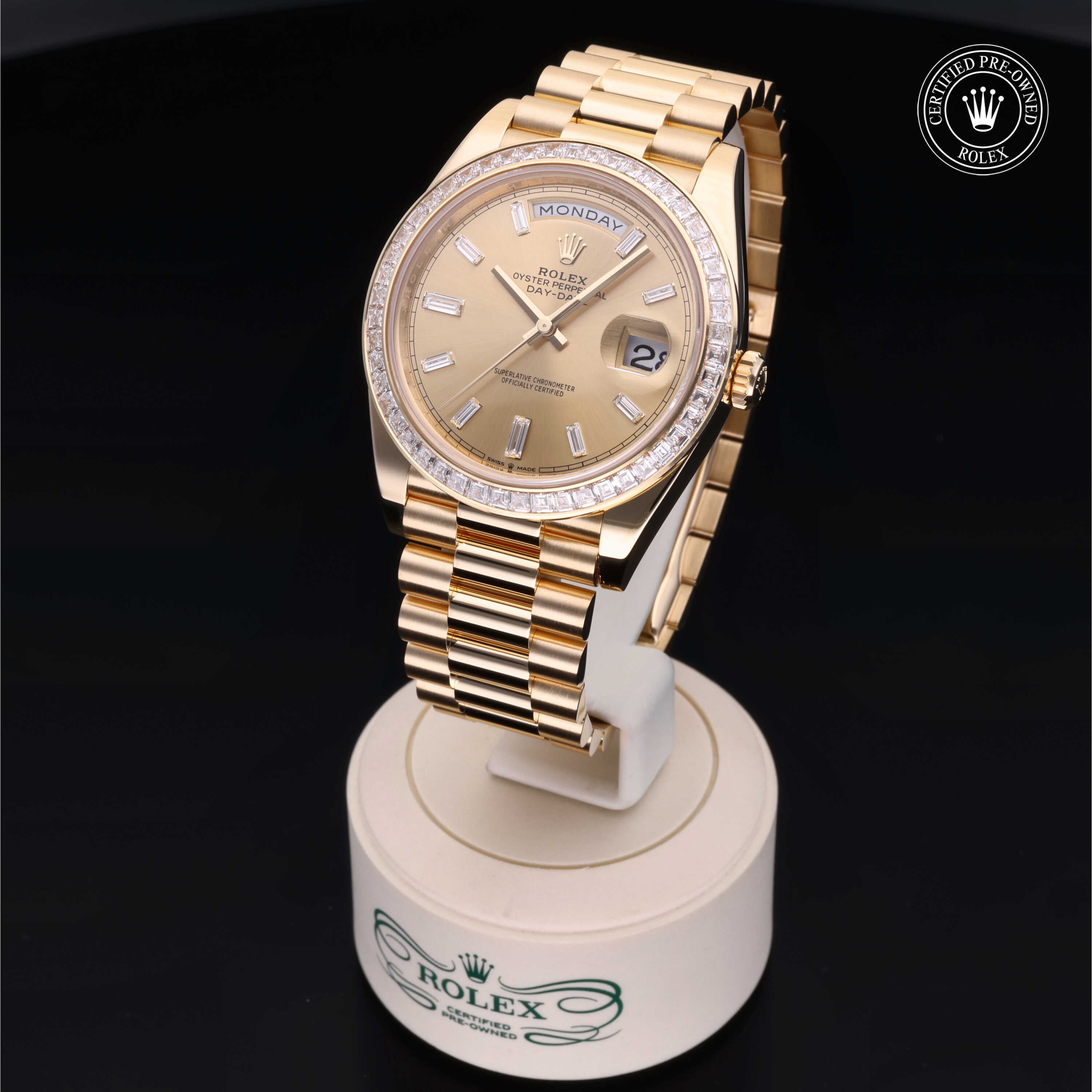 Rolex Certified Pre-Owned Day-Date 40mm 228398TBR P99202Z7 - 360° view