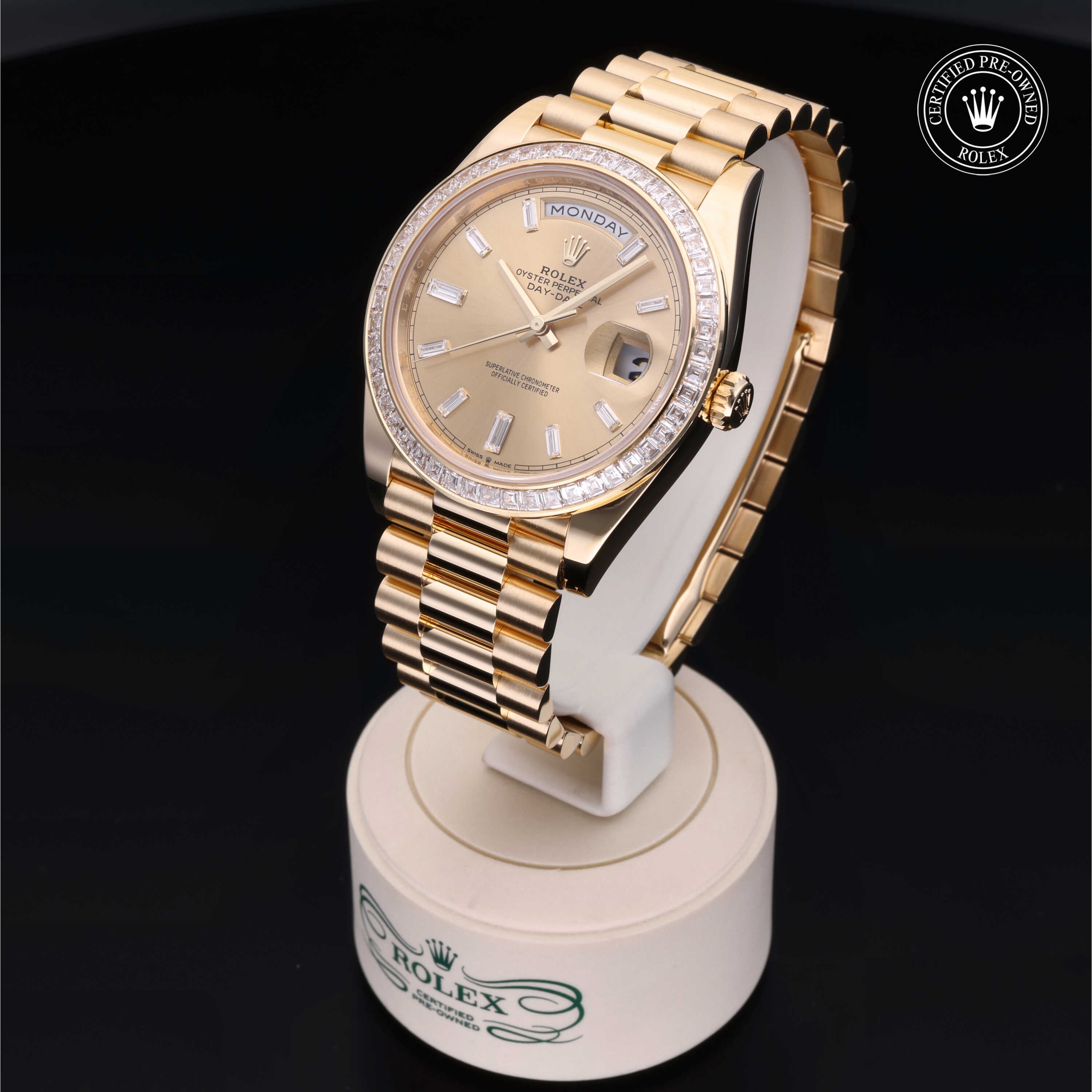 Rolex Certified Pre-Owned Day-Date 40mm 228398TBR P99202Z7 - 360° view