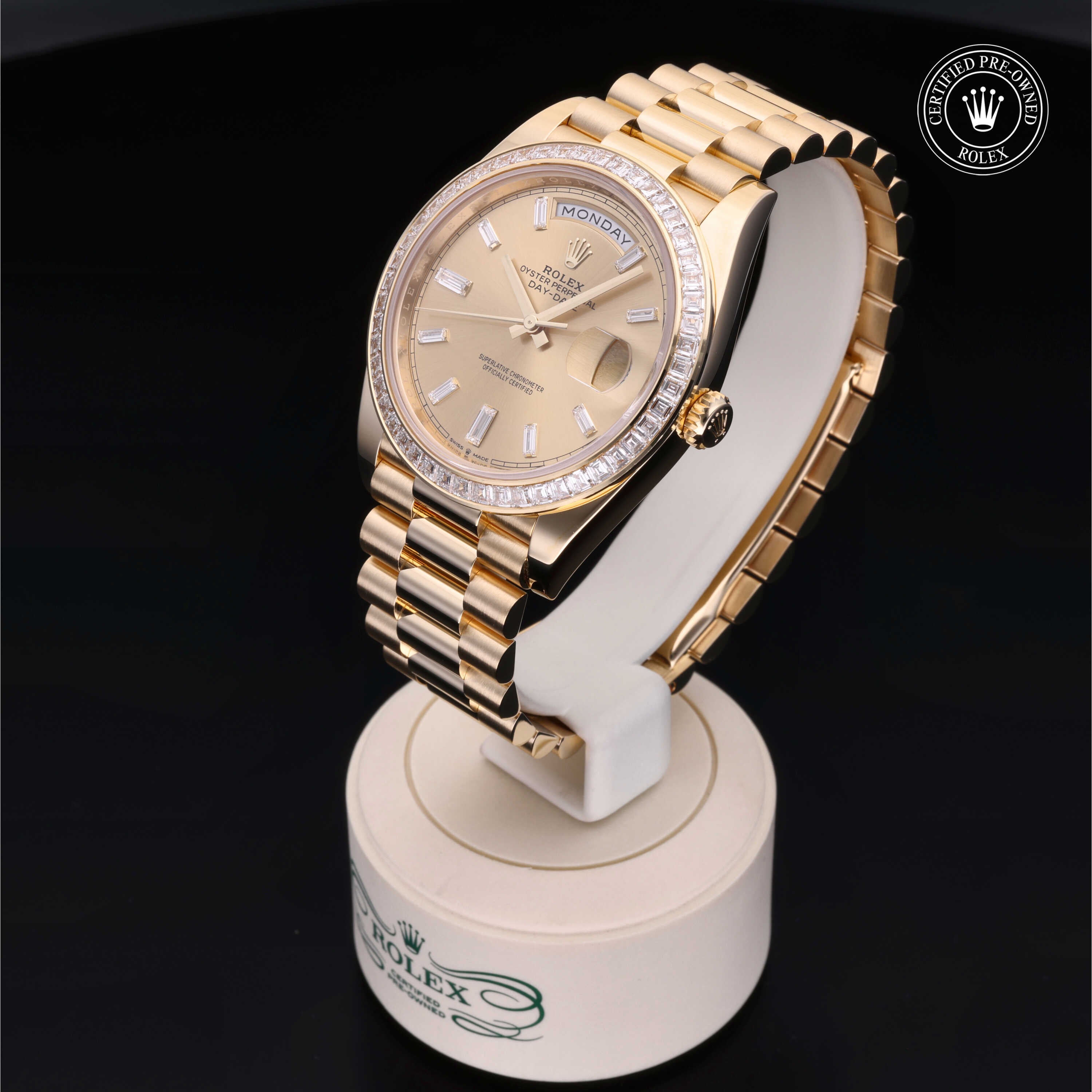 Rolex Certified Pre-Owned Day-Date 40mm 228398TBR P99202Z7 - 360° view