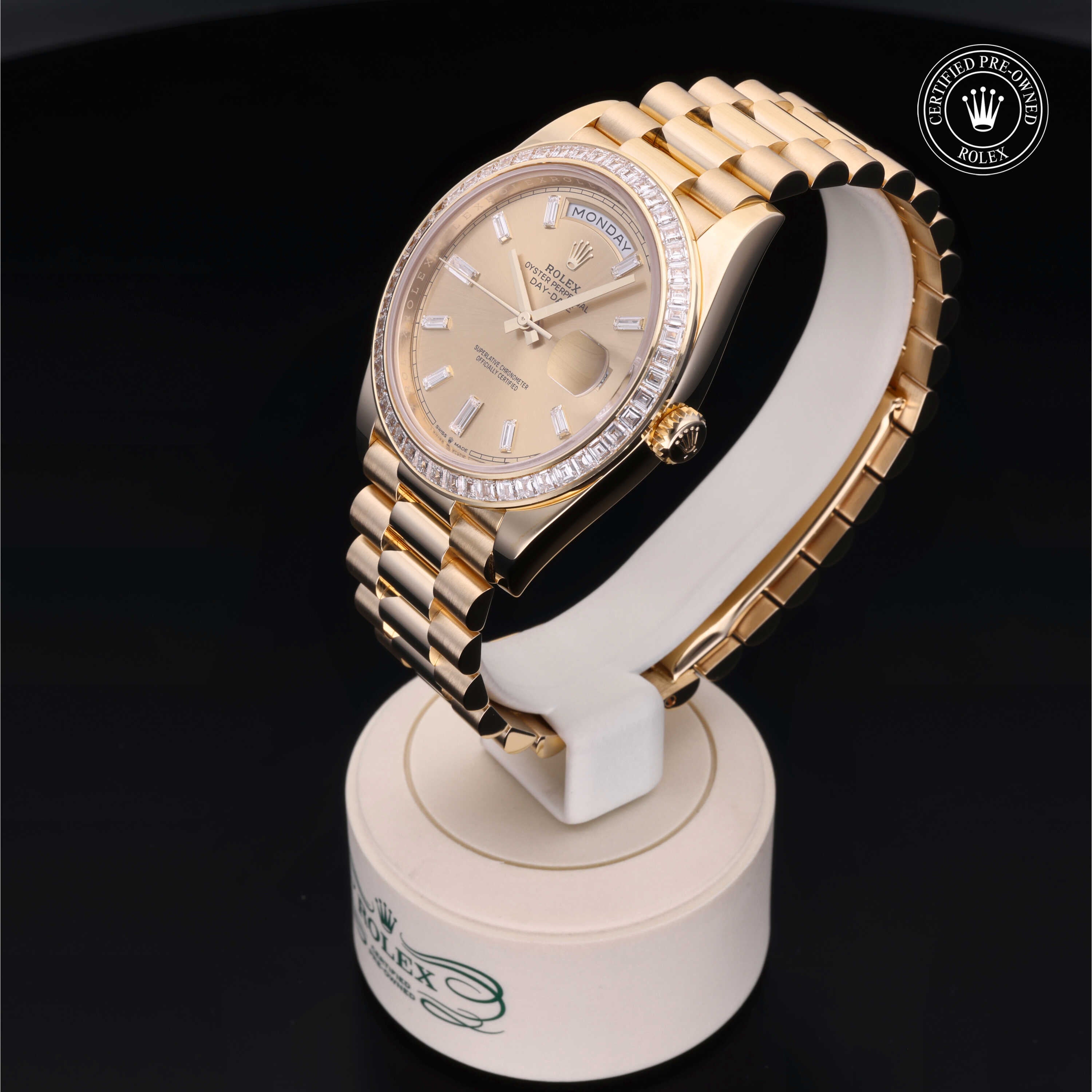 Rolex Certified Pre-Owned Day-Date 40mm 228398TBR P99202Z7 - 360° view