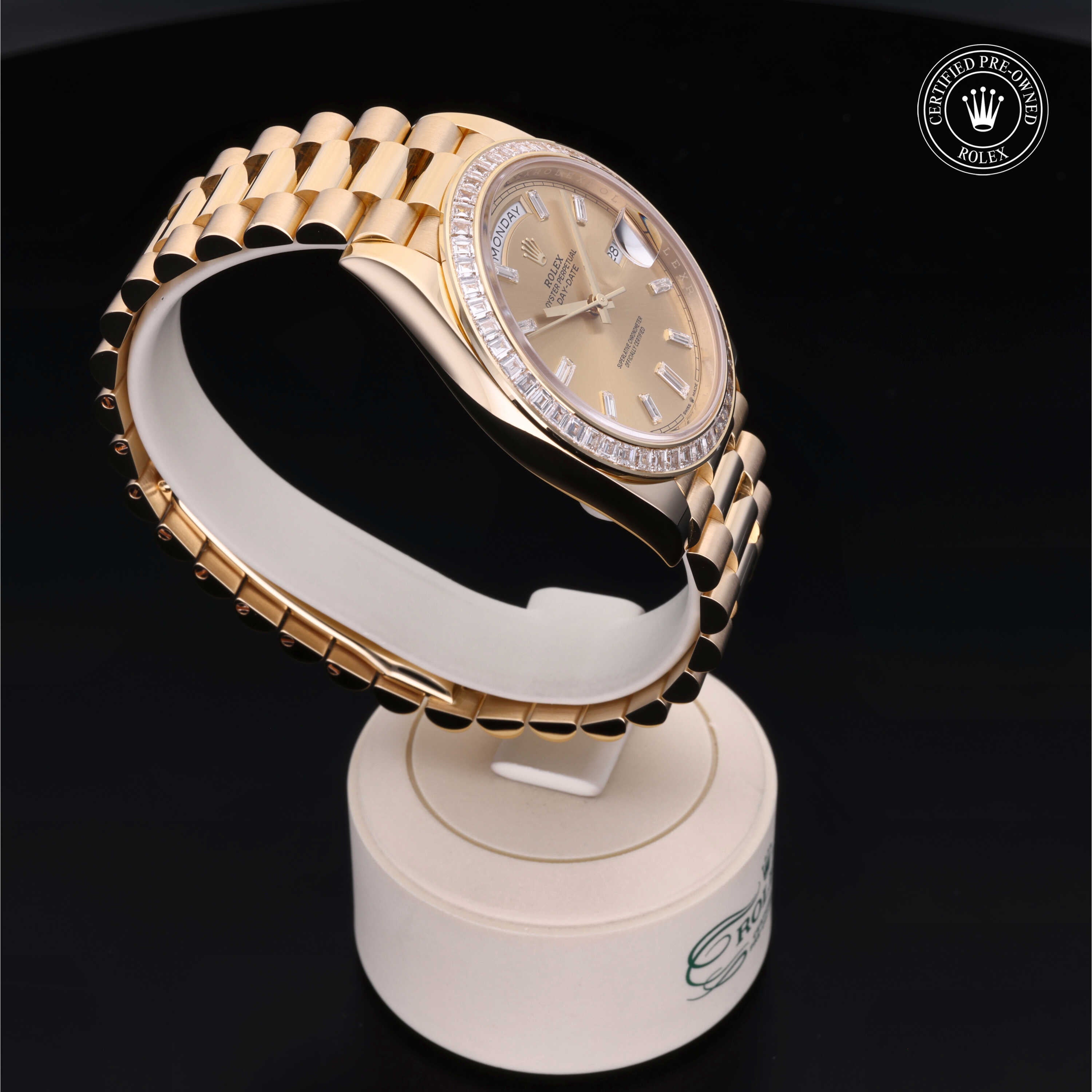 Rolex Certified Pre-Owned Day-Date 40mm 228398TBR P99202Z7 - 360° view