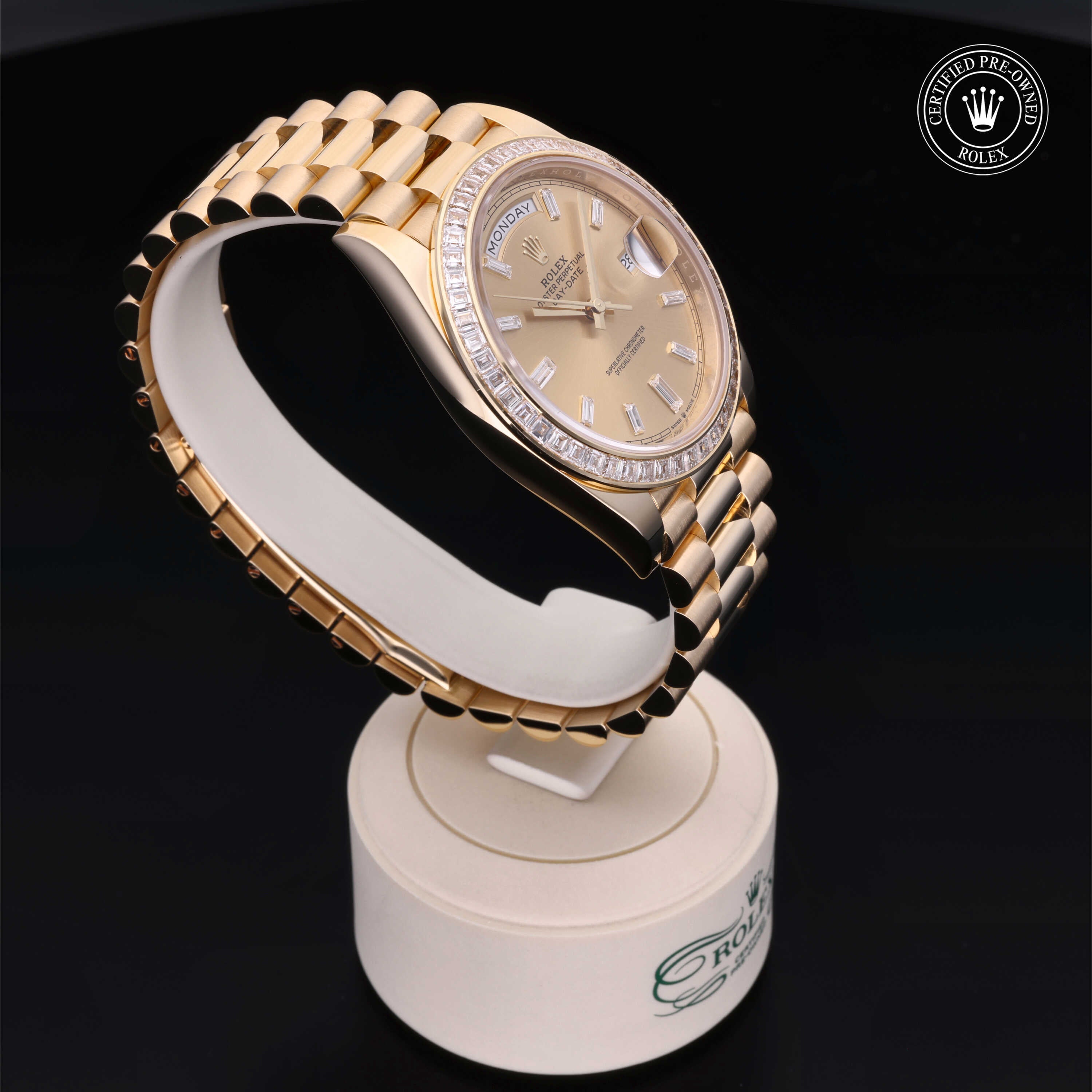 Rolex Certified Pre-Owned Day-Date 40mm 228398TBR P99202Z7 - 360° view