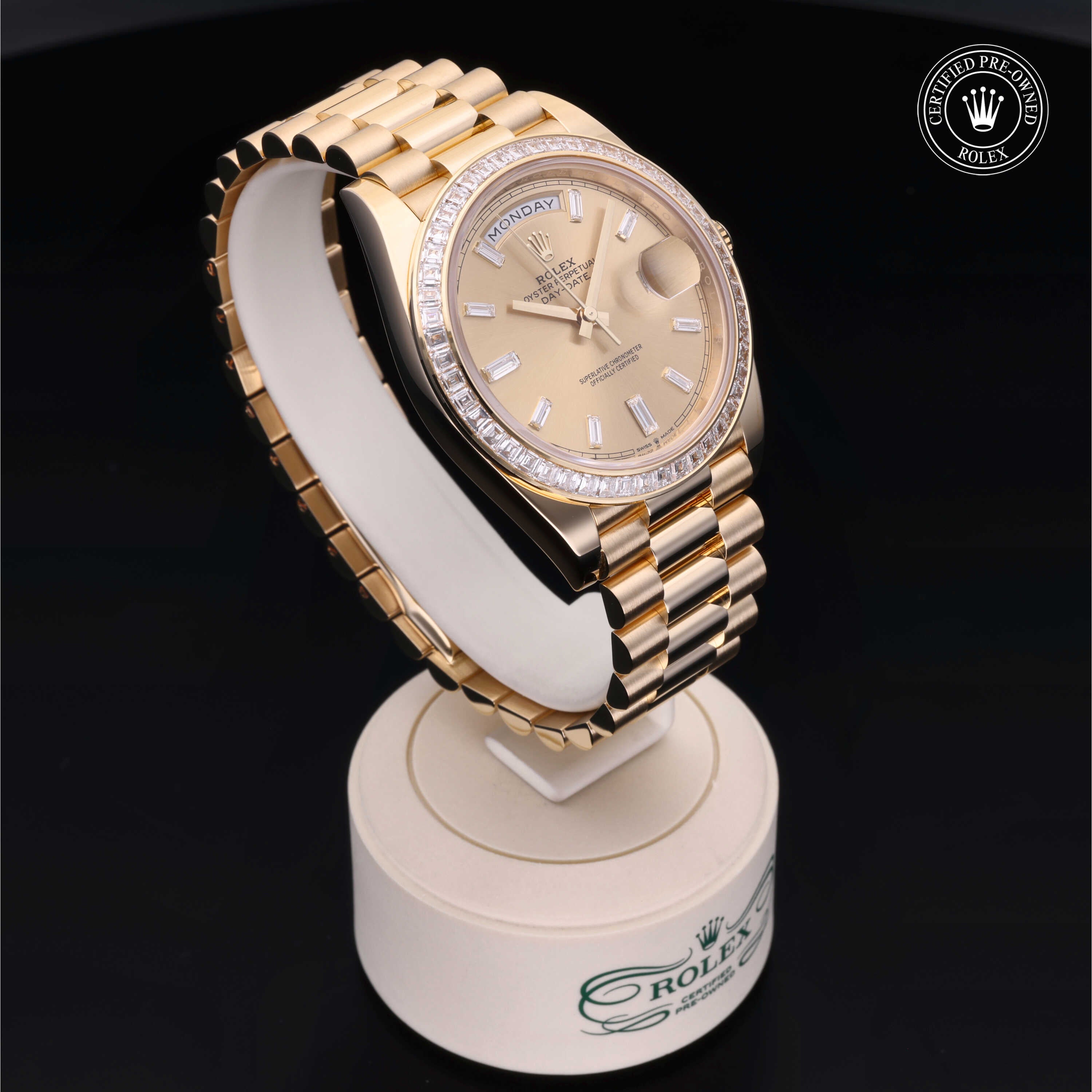 Rolex Certified Pre-Owned Day-Date 40mm 228398TBR P99202Z7 - 360° view