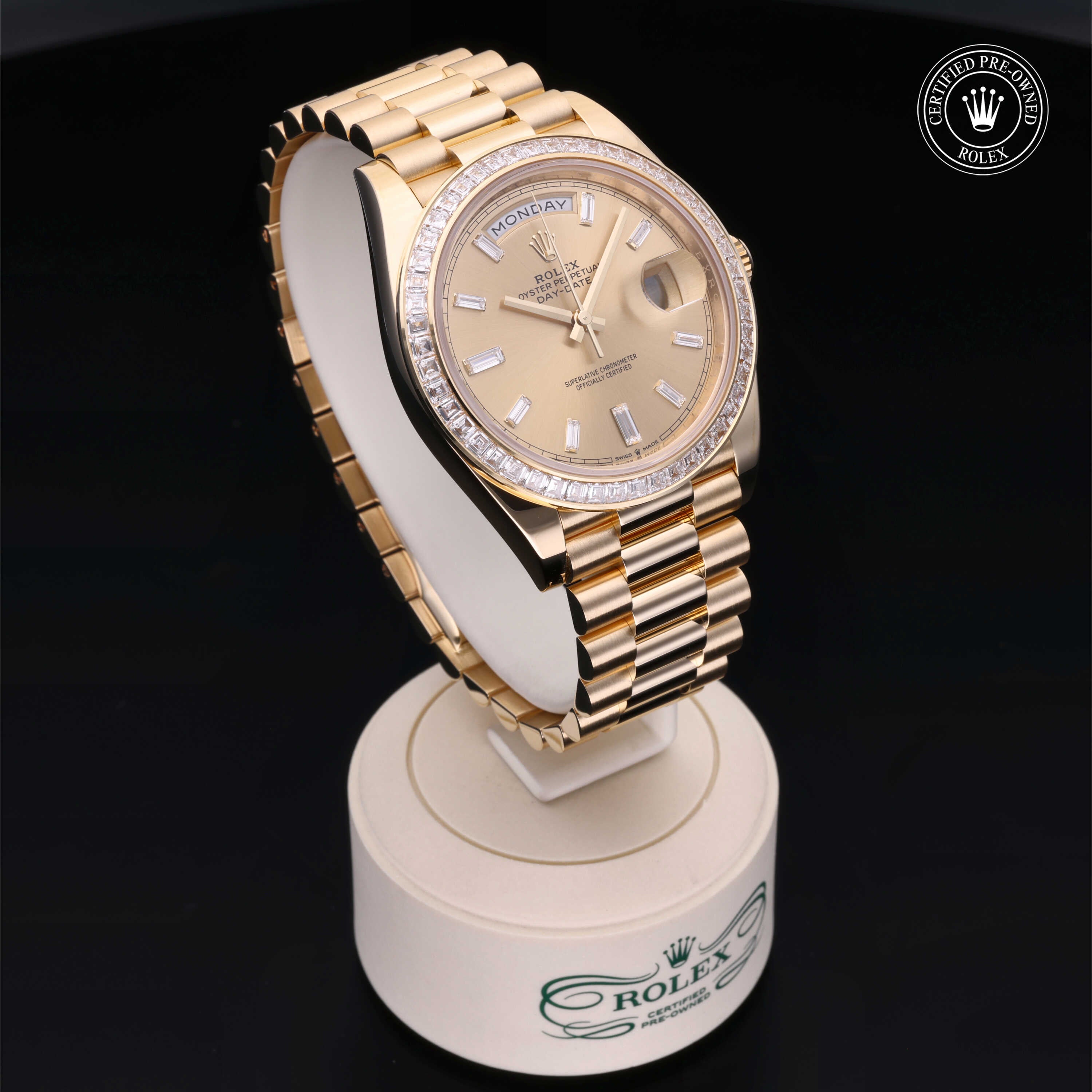 Rolex Certified Pre-Owned Day-Date 40mm 228398TBR P99202Z7 - 360° view