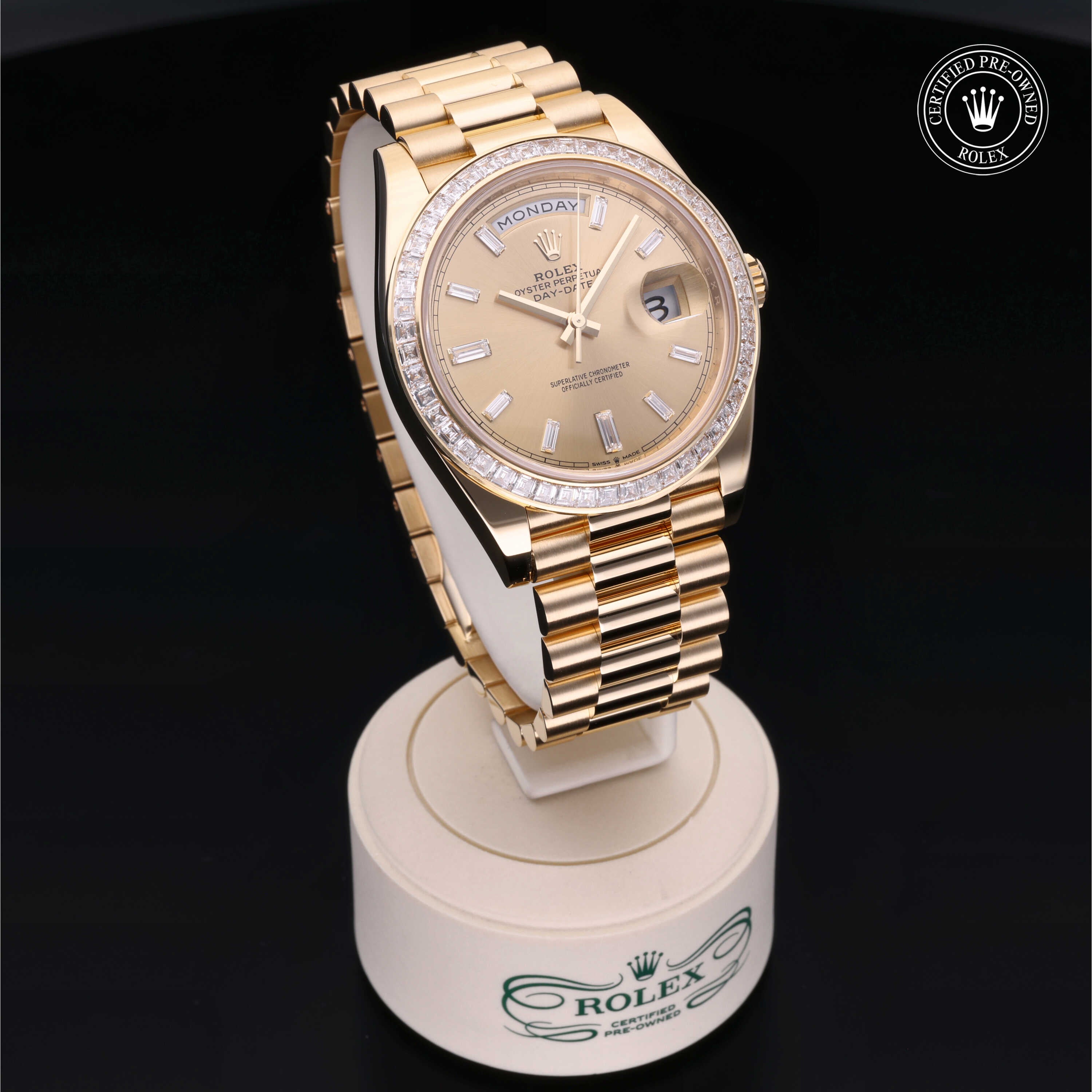 Rolex Certified Pre-Owned Day-Date 40mm 228398TBR P99202Z7 - 360° view