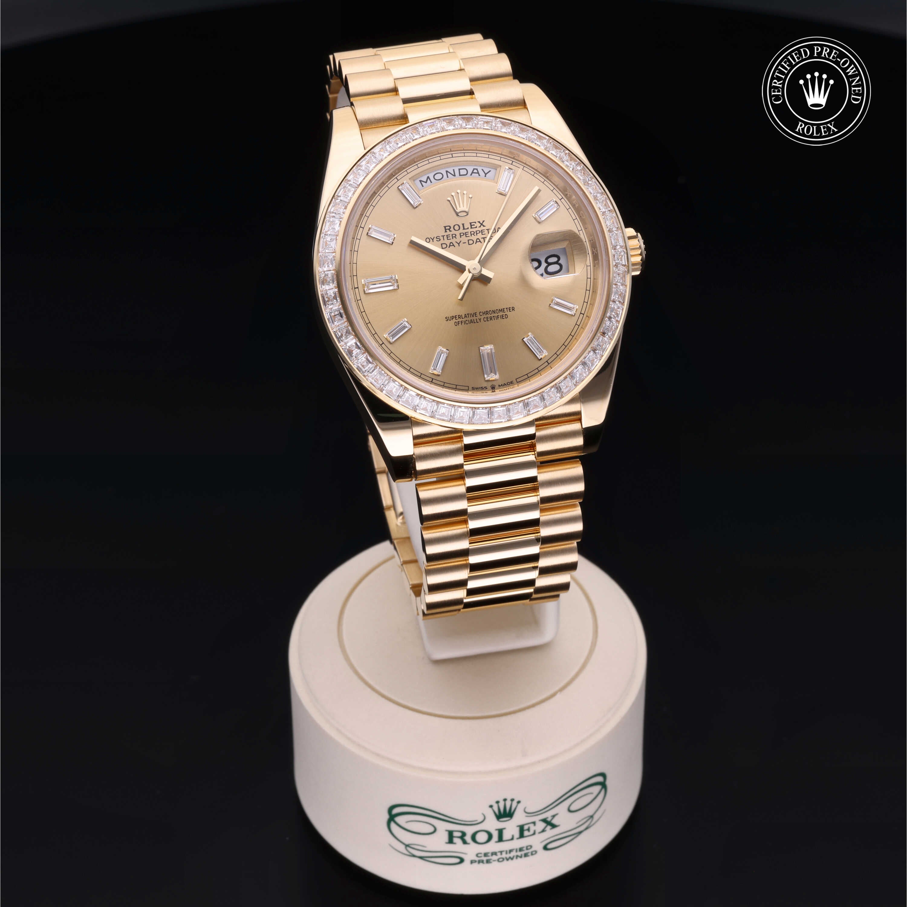 Rolex Certified Pre-Owned Day-Date 40mm 228398TBR P99202Z7 - 360° view