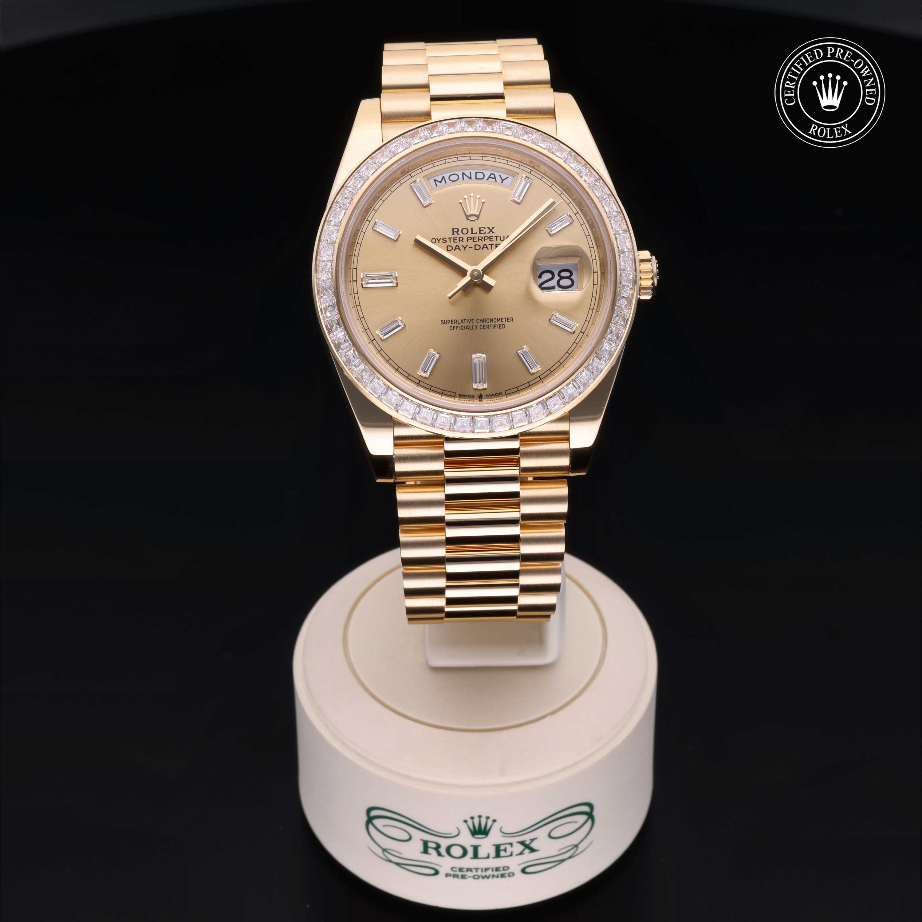 Rolex Certified Pre-Owned Day-Date 40mm 228398TBR P99202Z7 - 360° view