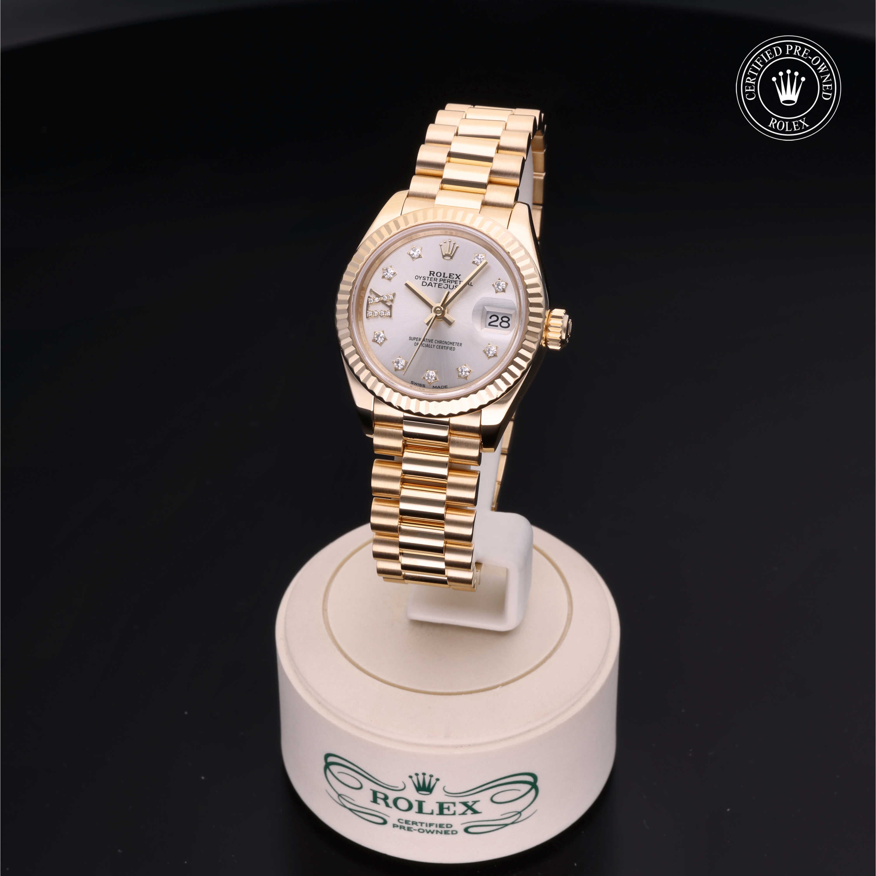 Rolex Certified Pre-Owned Lady Datejust 28mm 279178 P39657Z4 - 360° view
