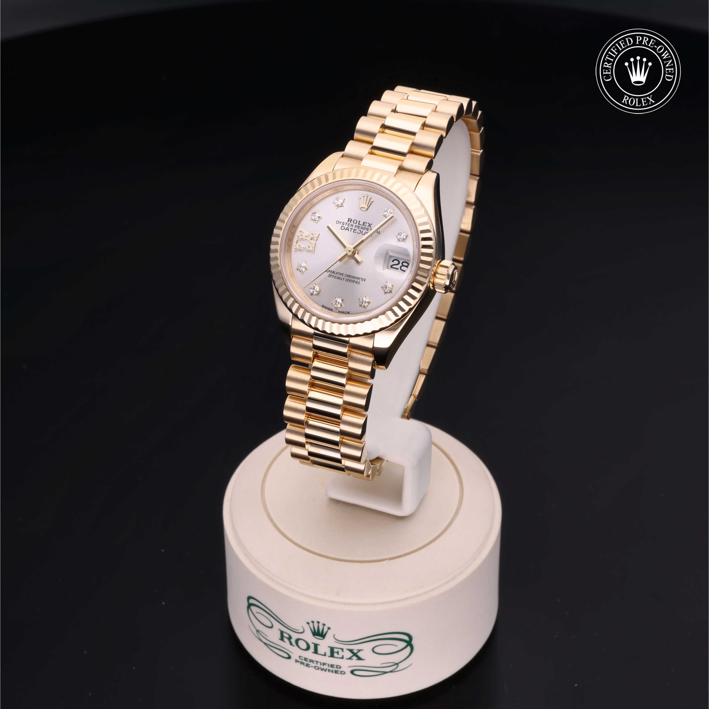 Rolex Certified Pre-Owned Lady Datejust 28mm 279178 P39657Z4 - 360° view