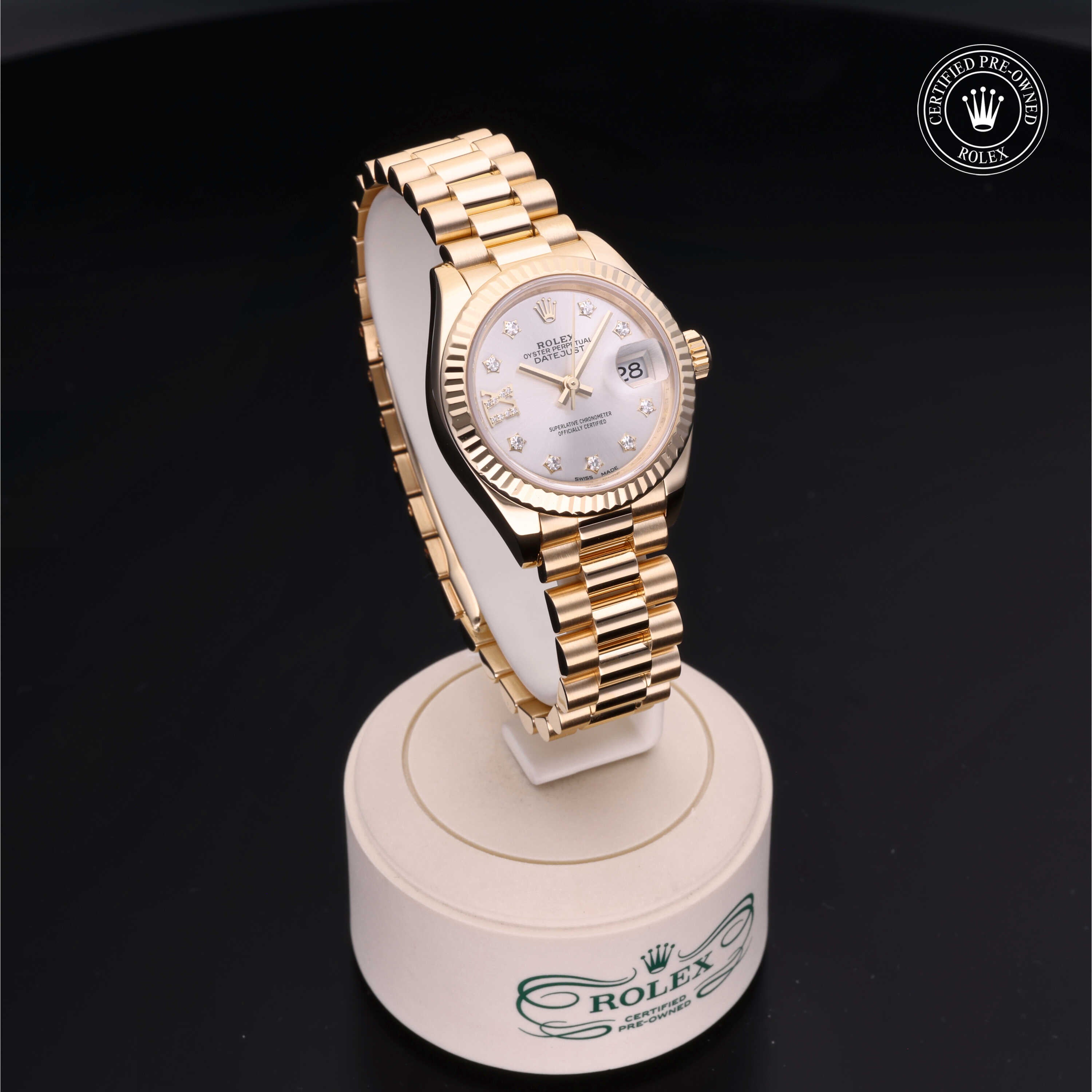 Rolex Certified Pre-Owned Lady Datejust 28mm 279178 P39657Z4 - 360° view