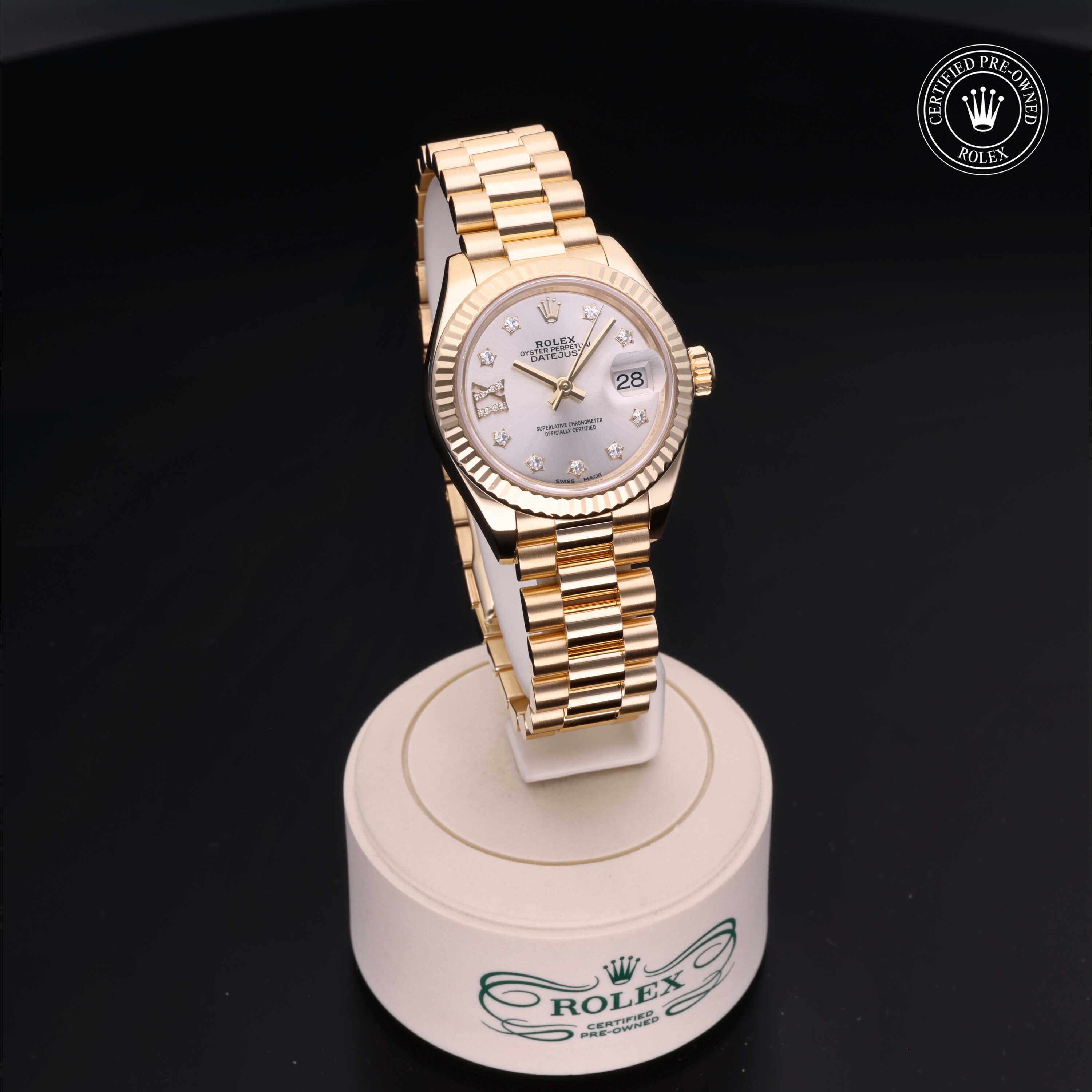 Rolex Certified Pre-Owned Lady Datejust 28mm 279178 P39657Z4 - 360° view