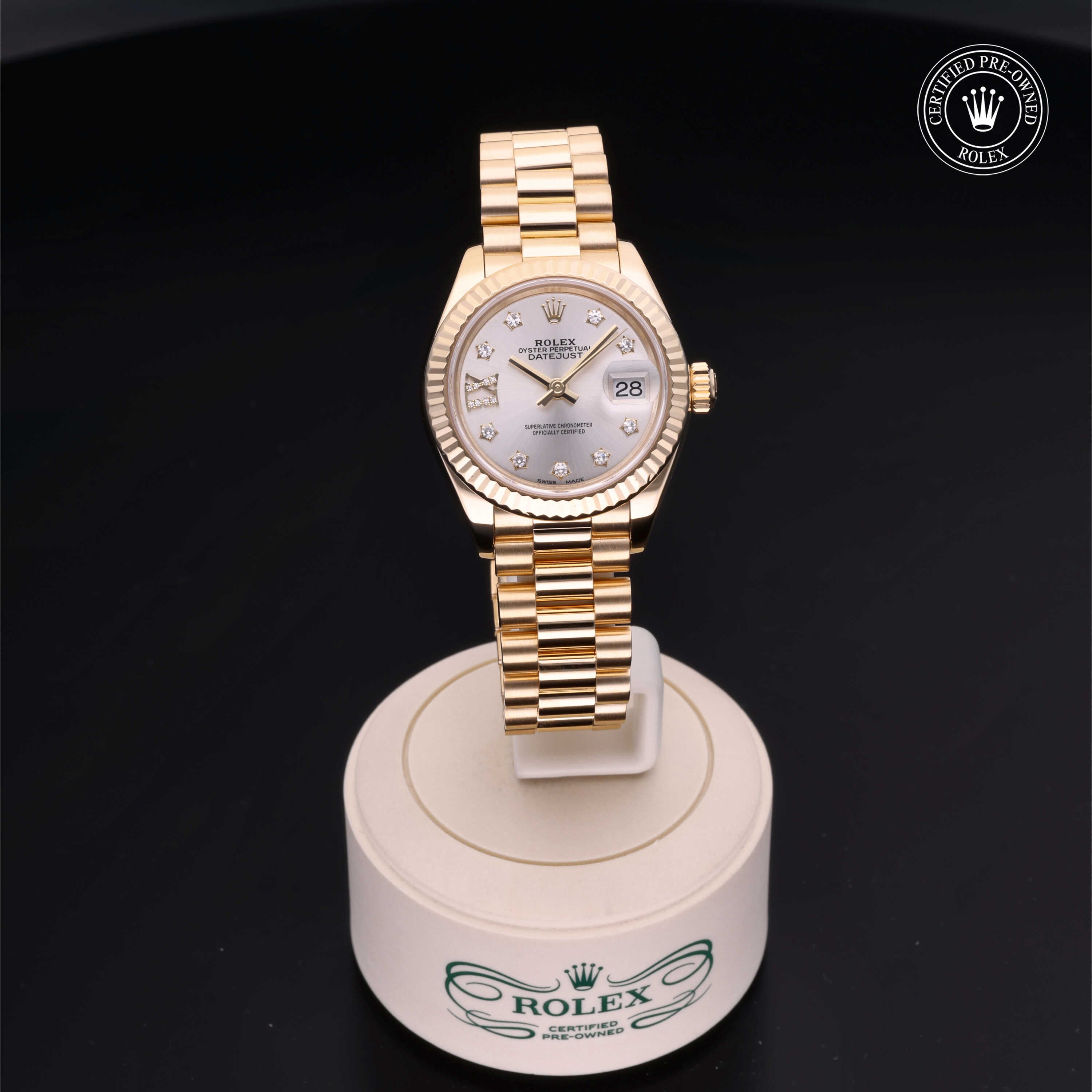 Rolex Certified Pre-Owned Lady Datejust 28mm 279178 P39657Z4 - 360° view