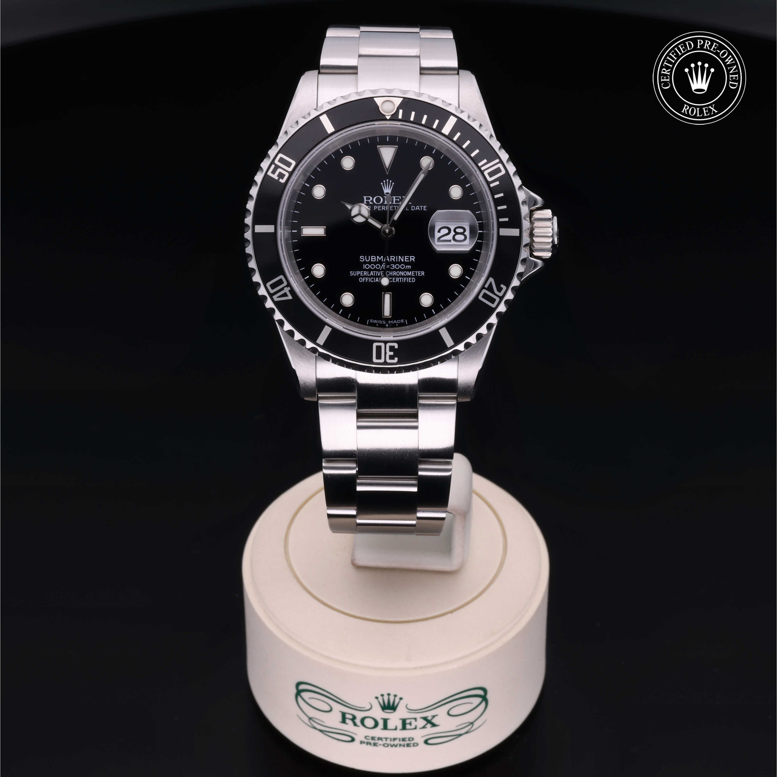 Rolex Certified Pre-Owned Submariner Date 40mm 16610 D977430 - 360° view