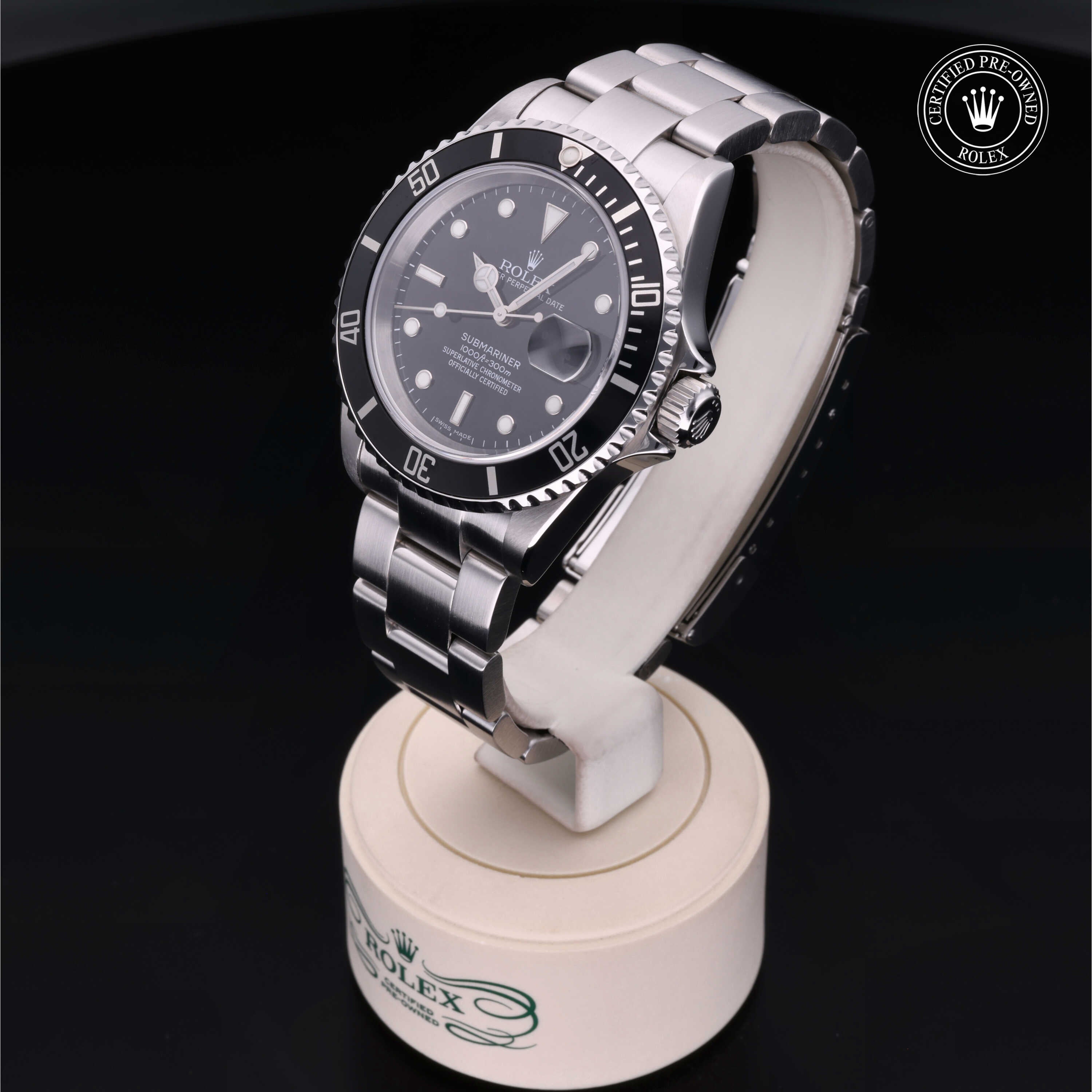 Rolex Certified Pre-Owned Submariner Date 40mm 16610 D977430 - 360° view