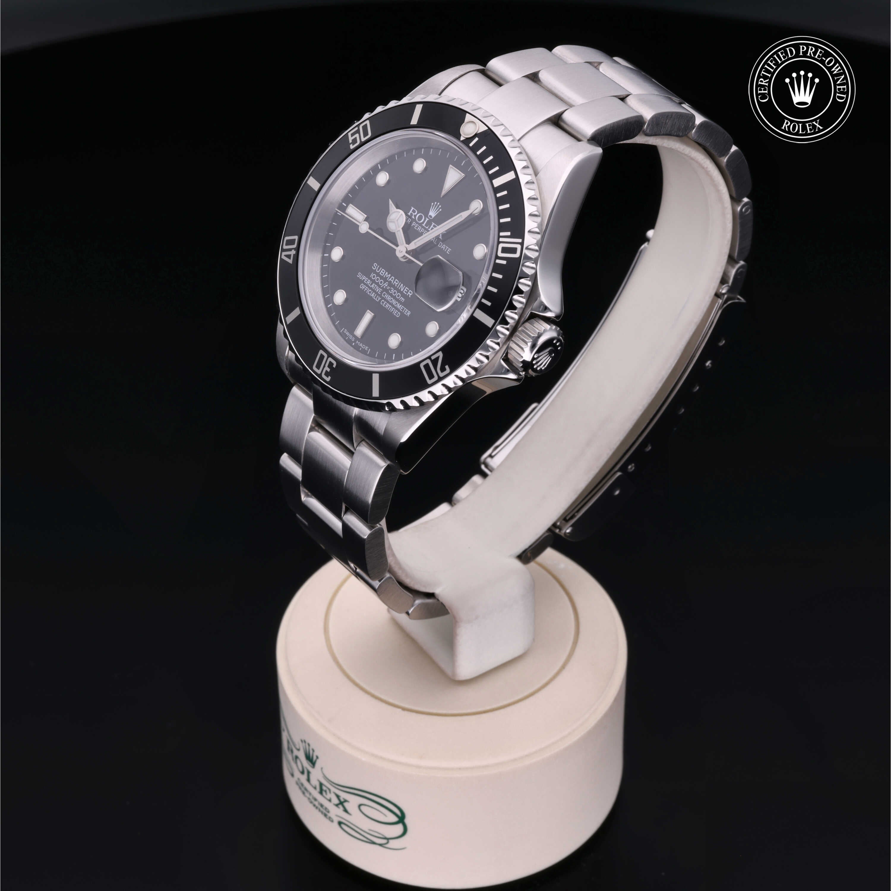 Rolex Certified Pre-Owned Submariner Date 40mm 16610 D977430 - 360° view