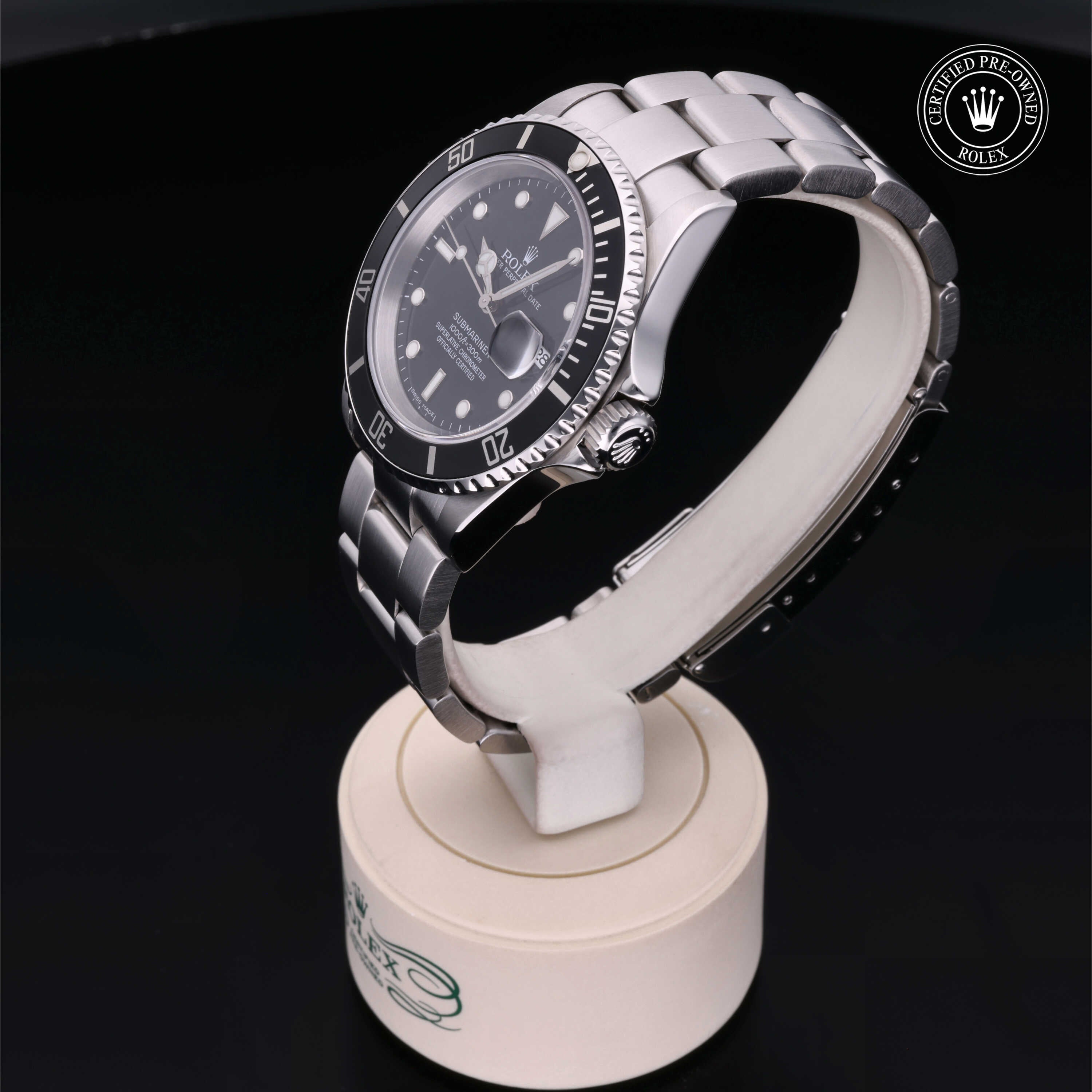 Rolex Certified Pre-Owned Submariner Date 40mm 16610 D977430 - 360° view