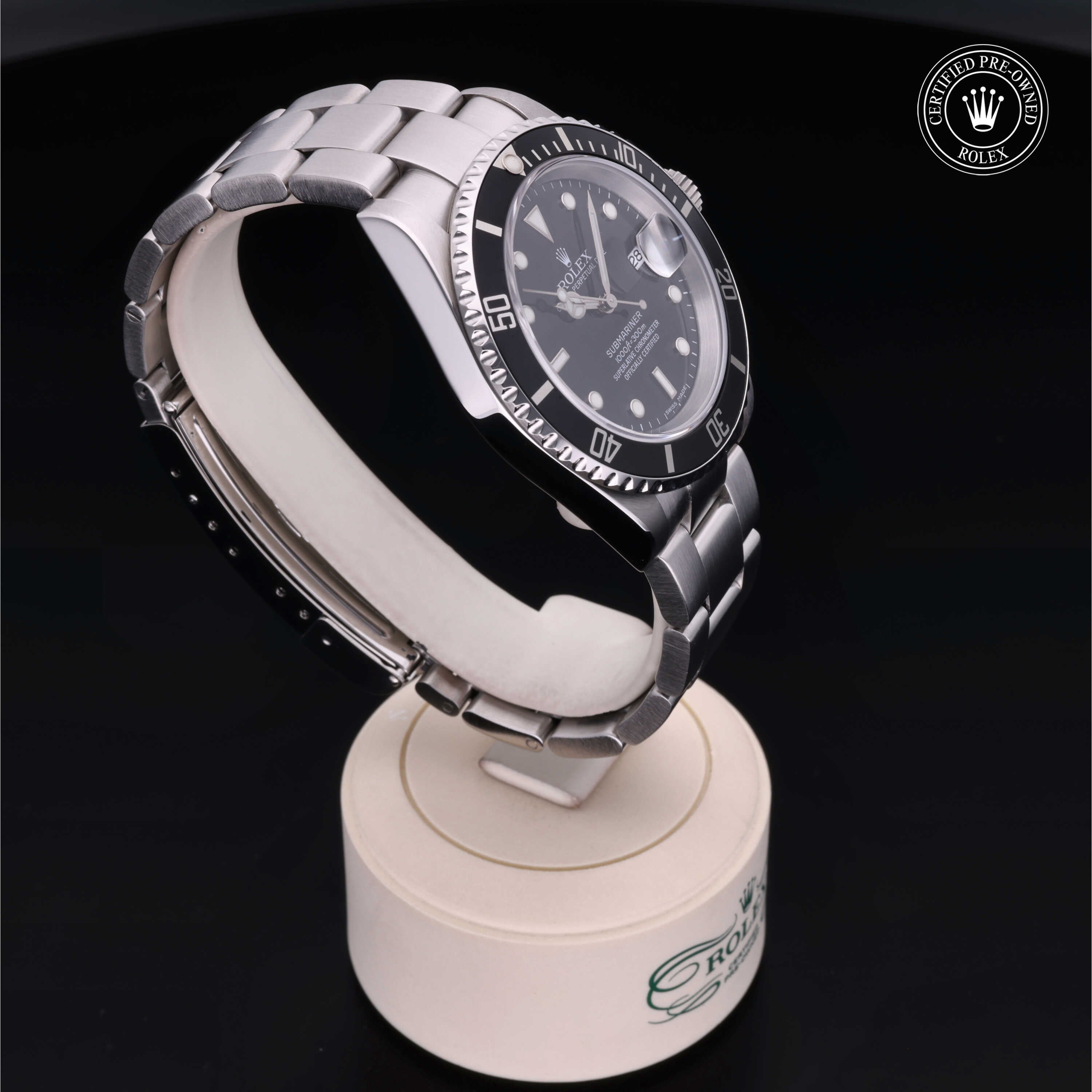 Rolex Certified Pre-Owned Submariner Date 40mm 16610 D977430 - 360° view