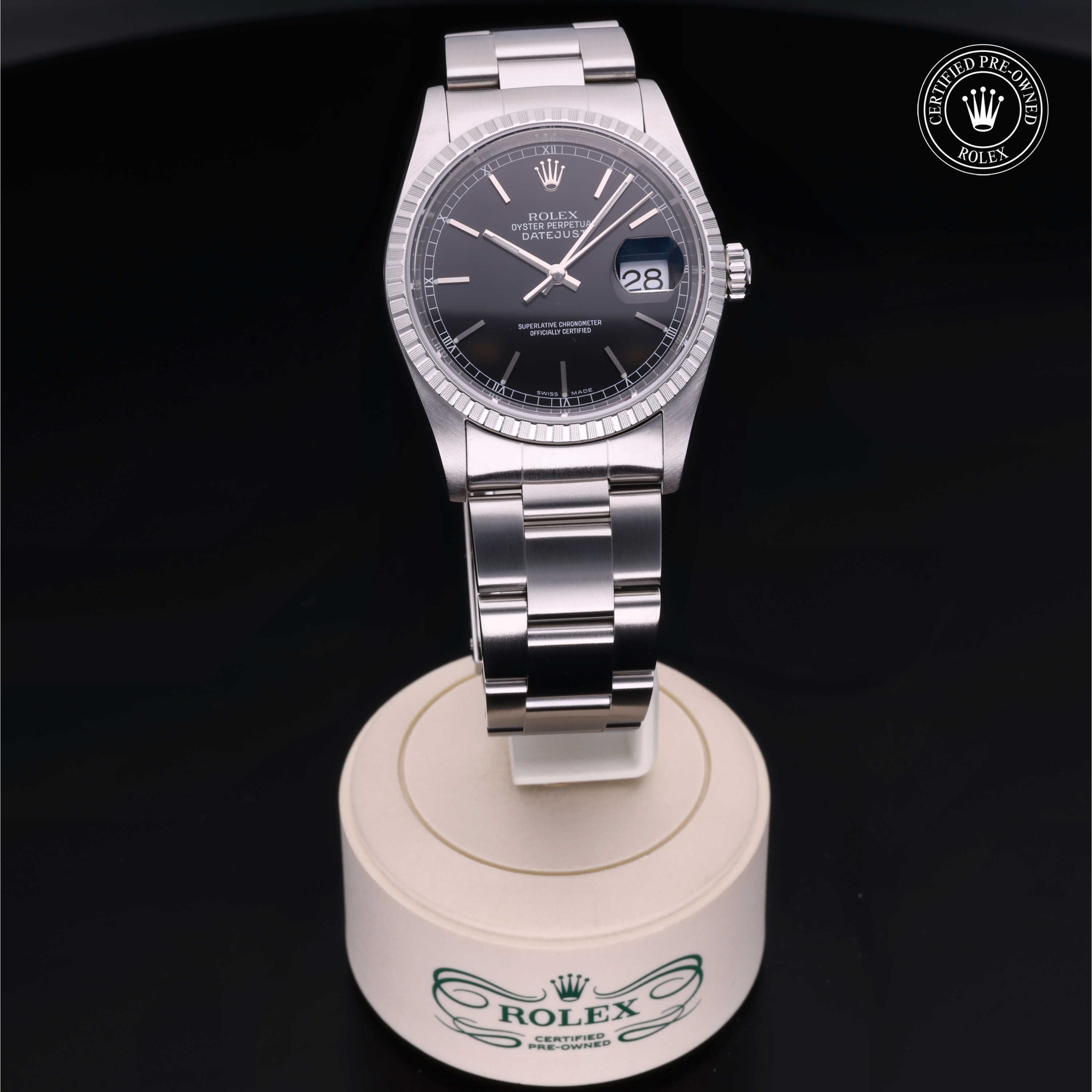 Rolex Certified Pre-Owned Datejust 36mm 16220 F980314 - 360° view