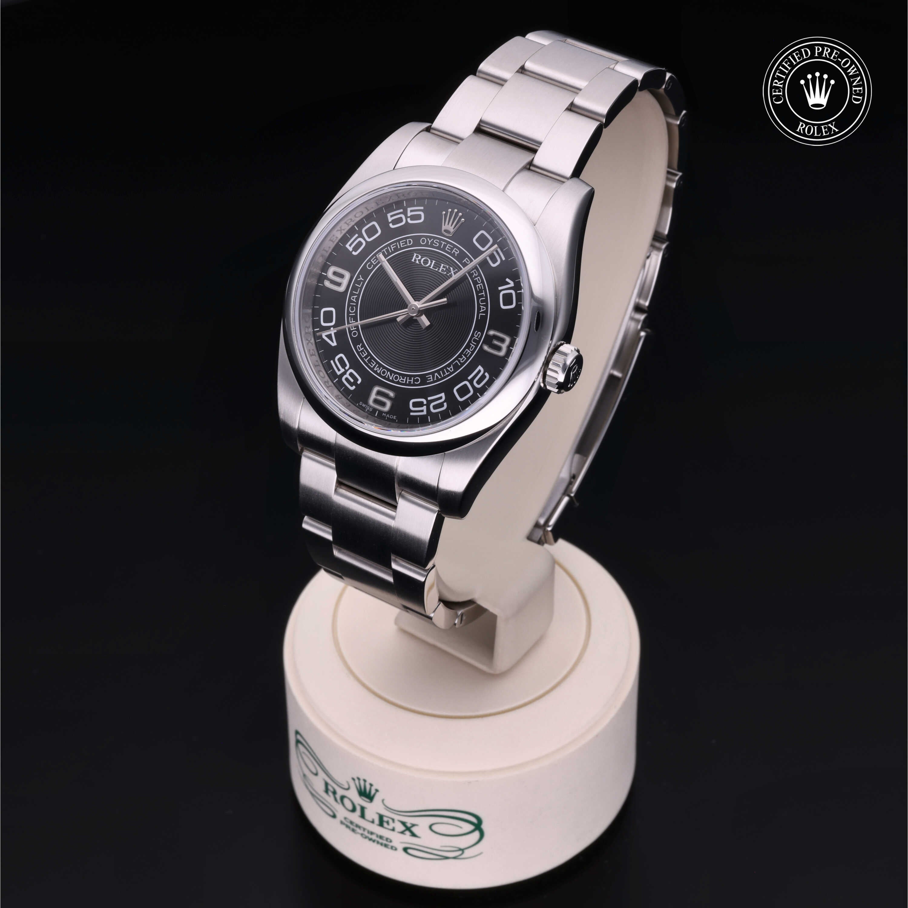 Rolex Certified Pre-Owned Oyster Perpetual 36mm 11600 0T63V268 - 360° view