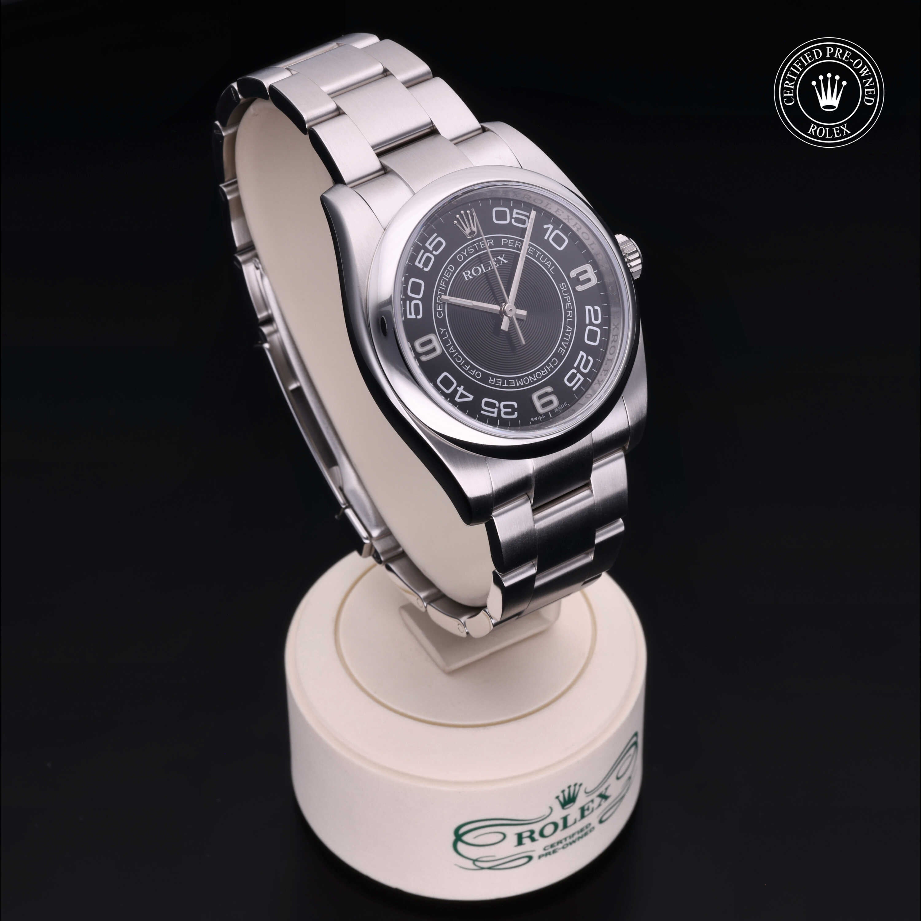 Rolex Certified Pre-Owned Oyster Perpetual 36mm 11600 0T63V268 - 360° view