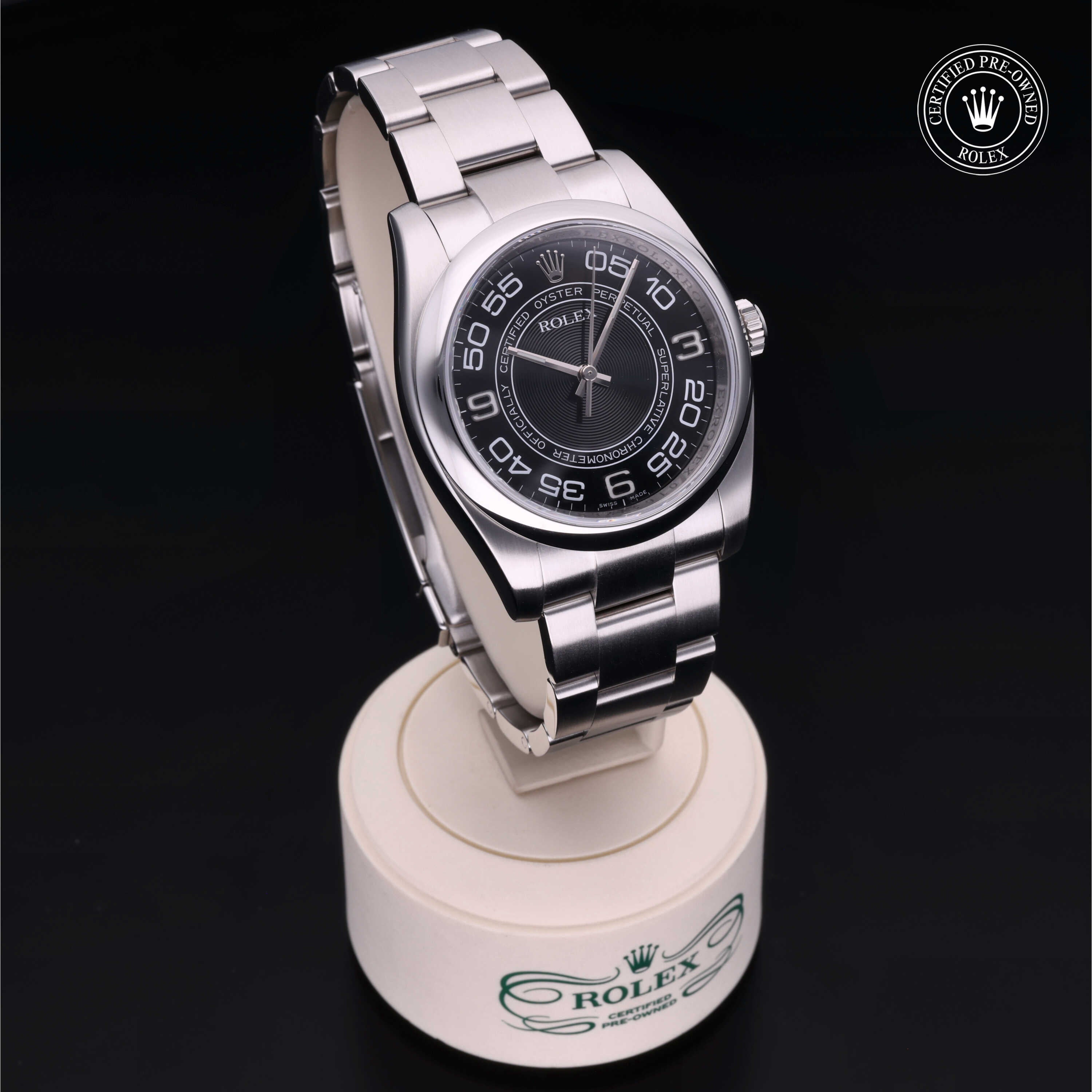 Rolex Certified Pre-Owned Oyster Perpetual 36mm 11600 0T63V268 - 360° view