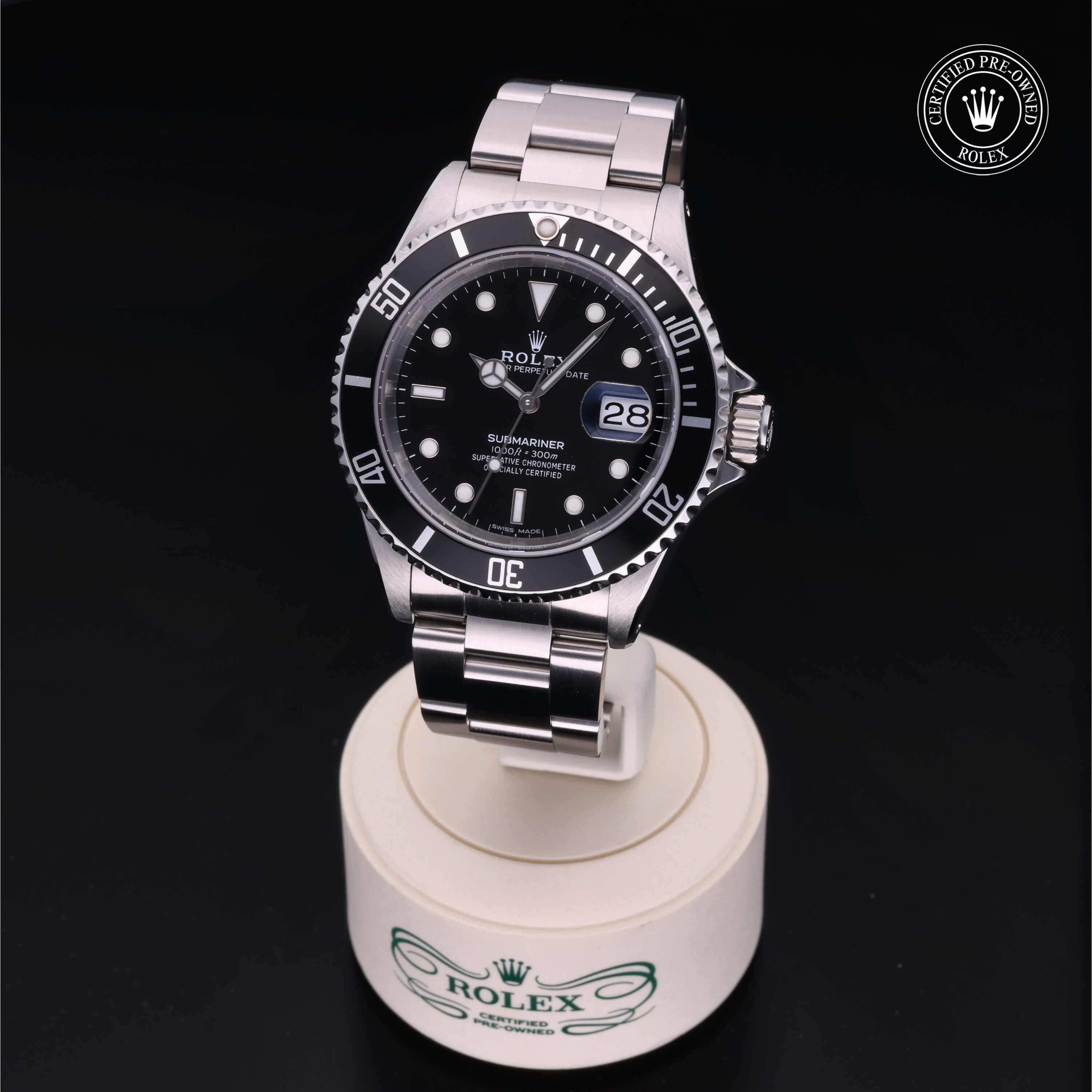 Rolex Certified Pre-Owned Submariner Date 40mm 16610 N397995 - 360° view
