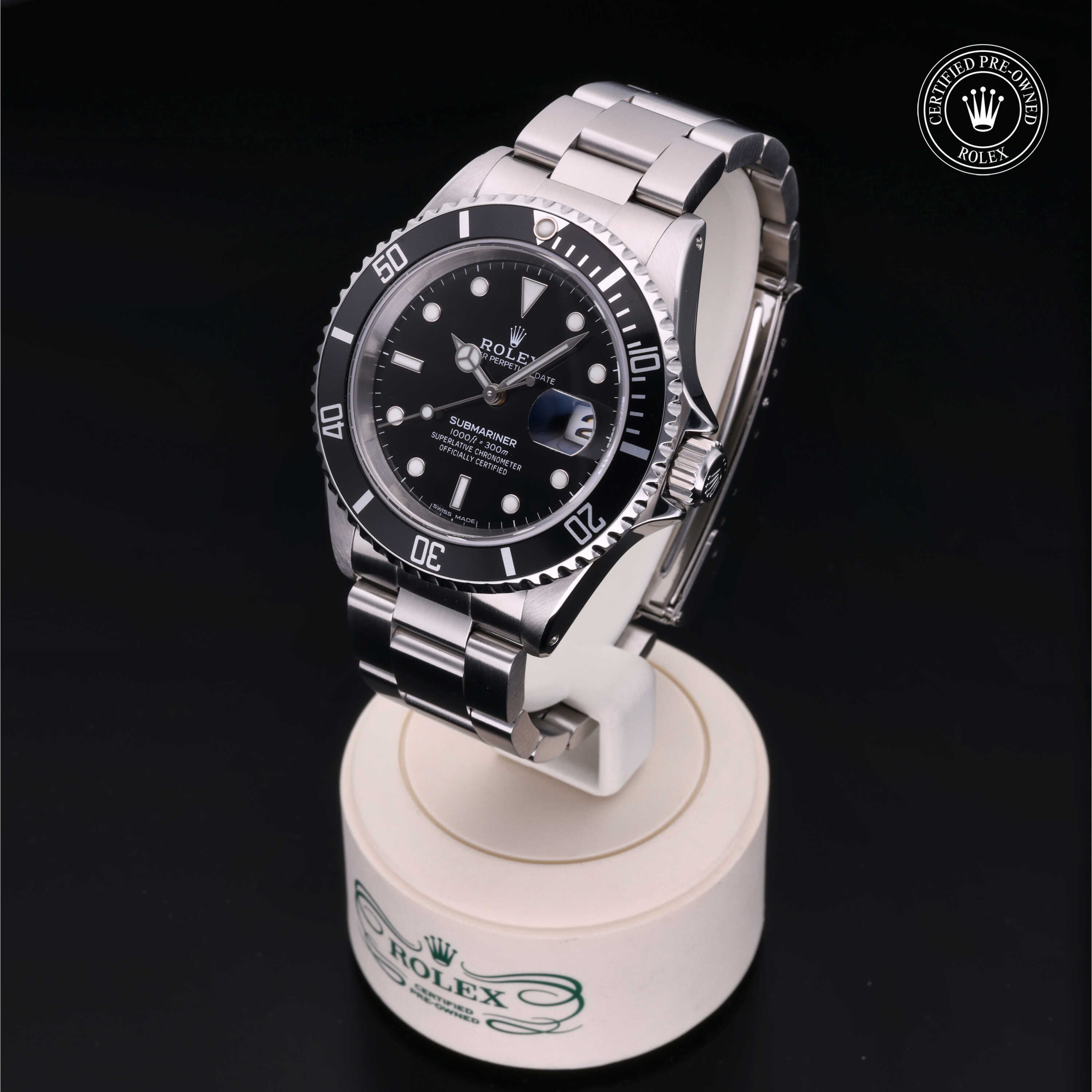 Rolex Certified Pre-Owned Submariner Date 40mm 16610 N397995 - 360° view